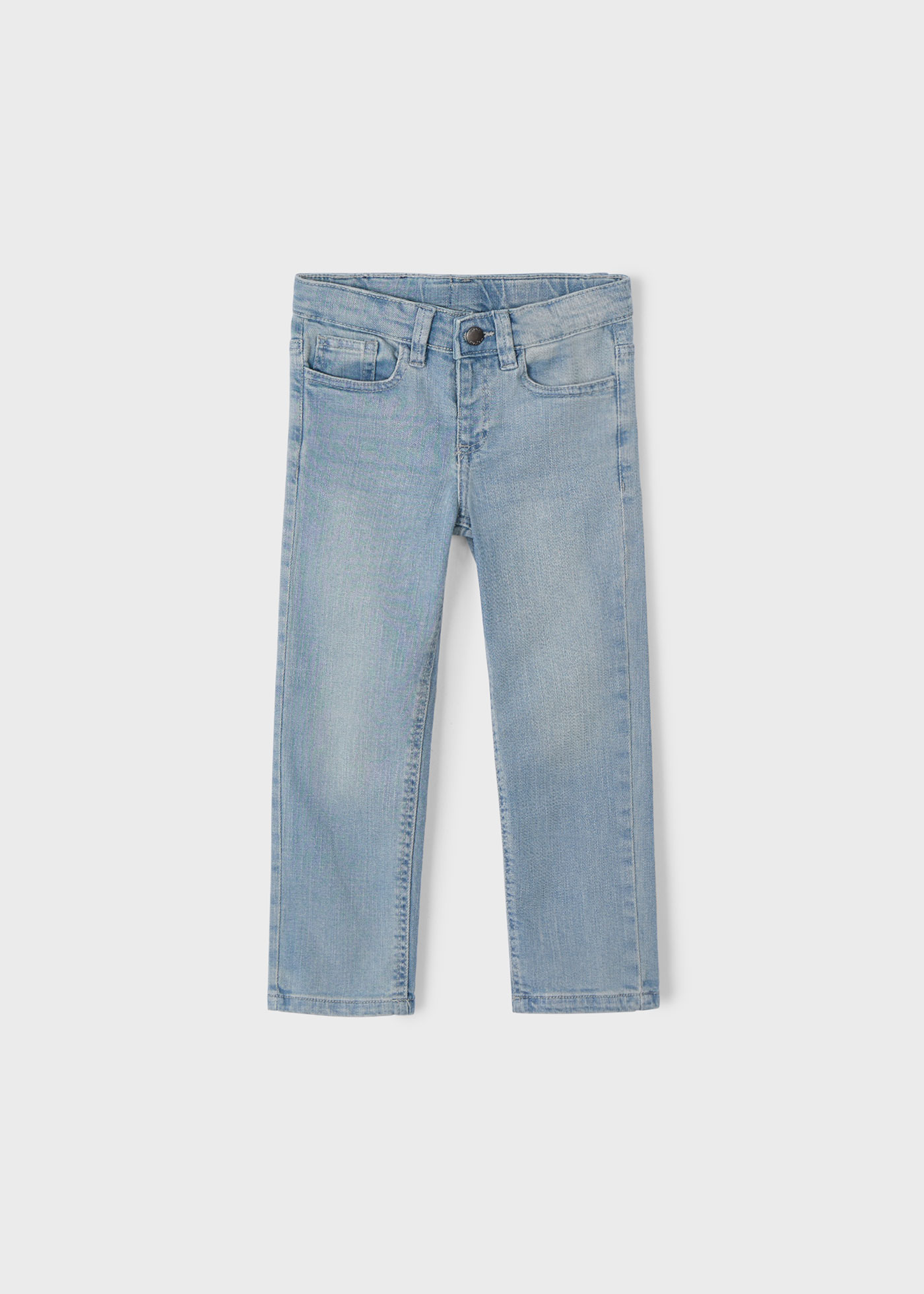 Pantalon droit en denim basique garçon