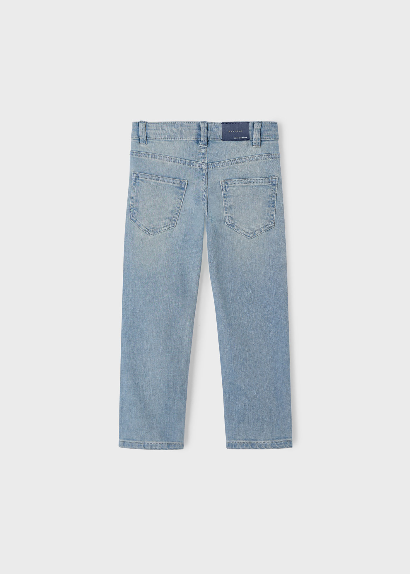 Pantalon droit en denim basique garçon