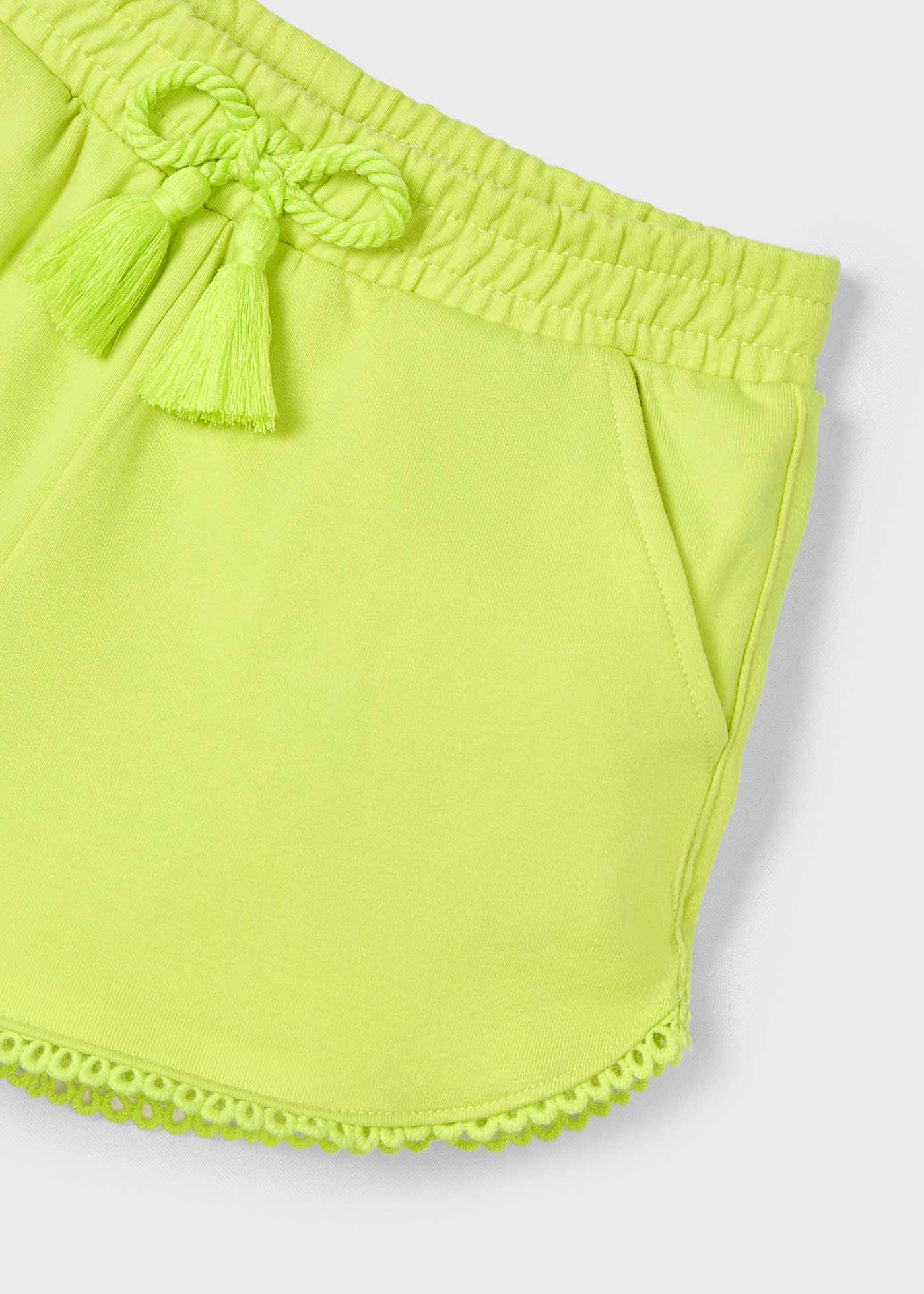 Krótkie spodnie sportowe basic dla dziewczynki