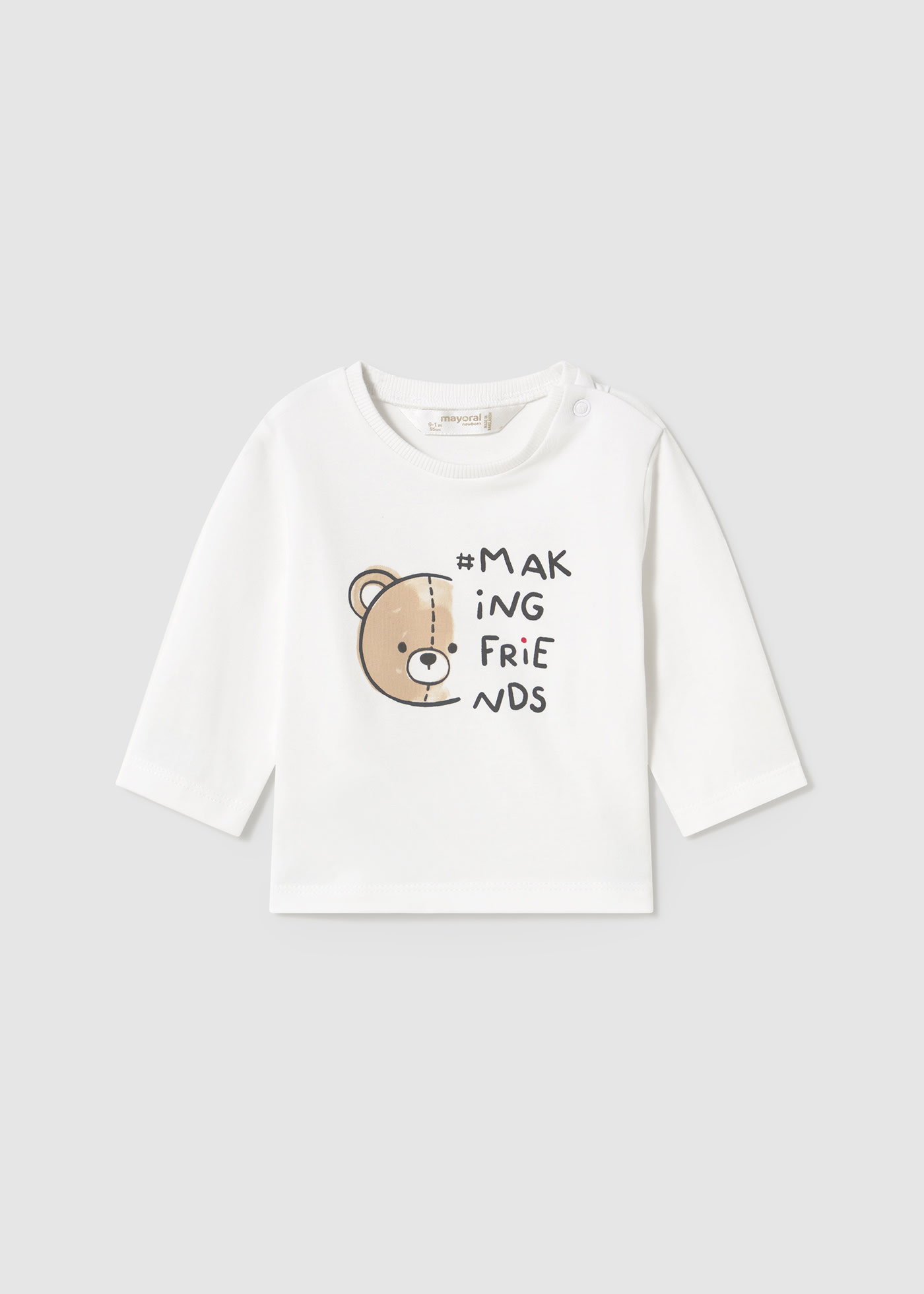 Tricou maneca lunga nou-nascut