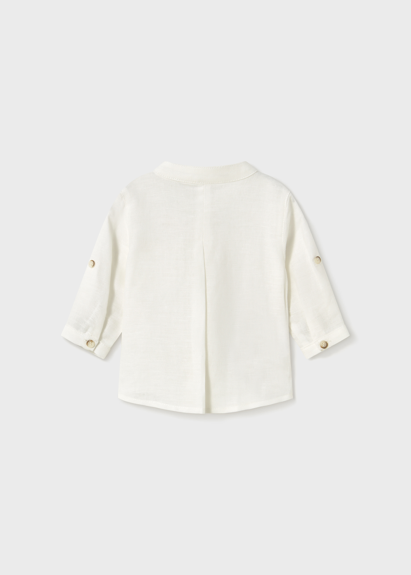 Camicia manica lunga colletto coreana neonato