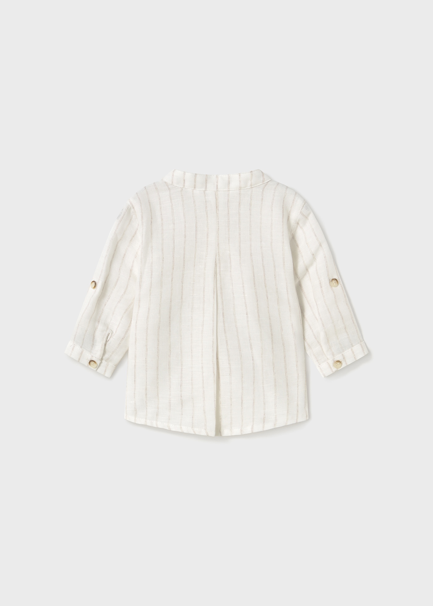 Camicia manica lunga colletto coreana neonato