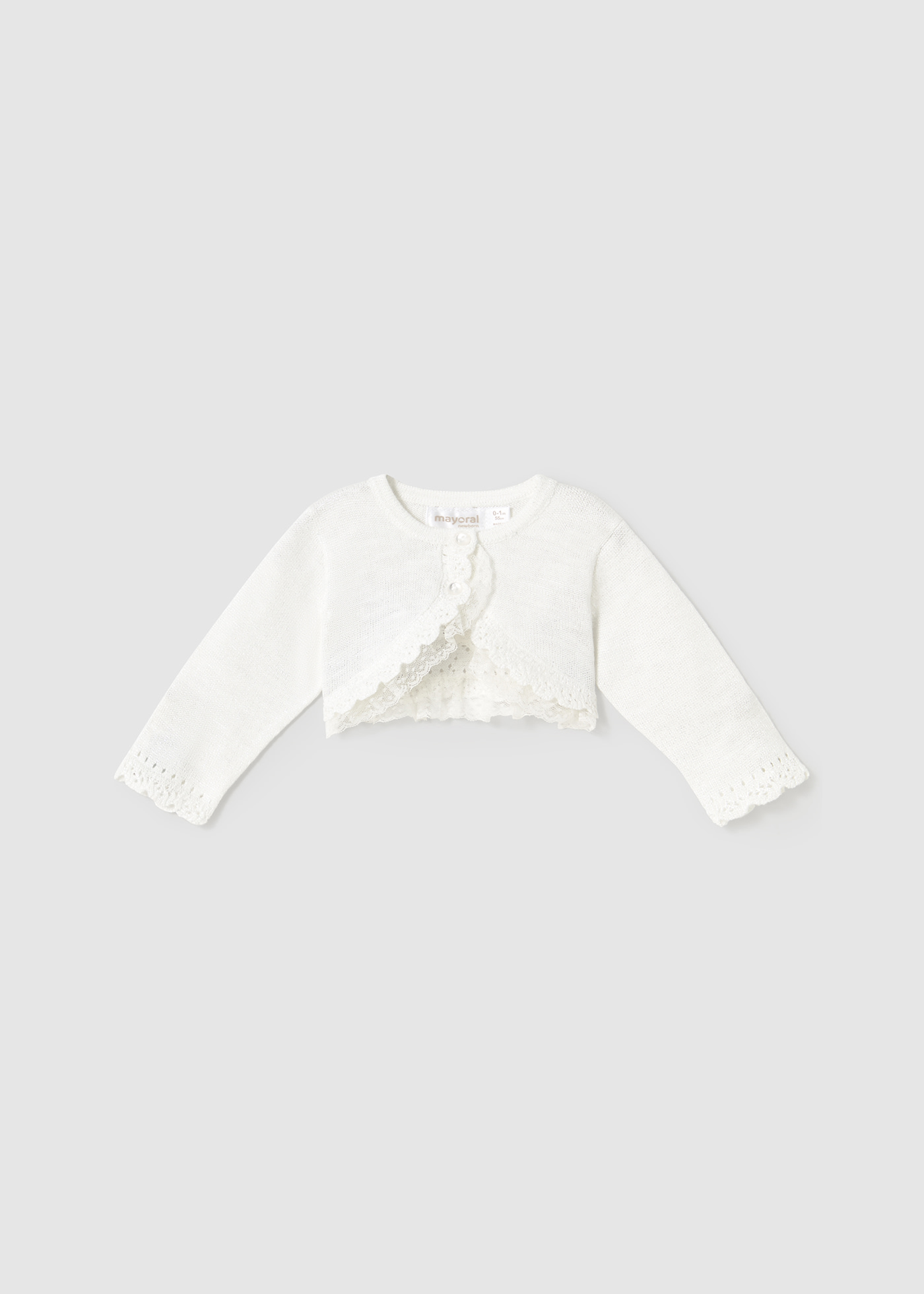 Cardigan tricot cerimonia neonata