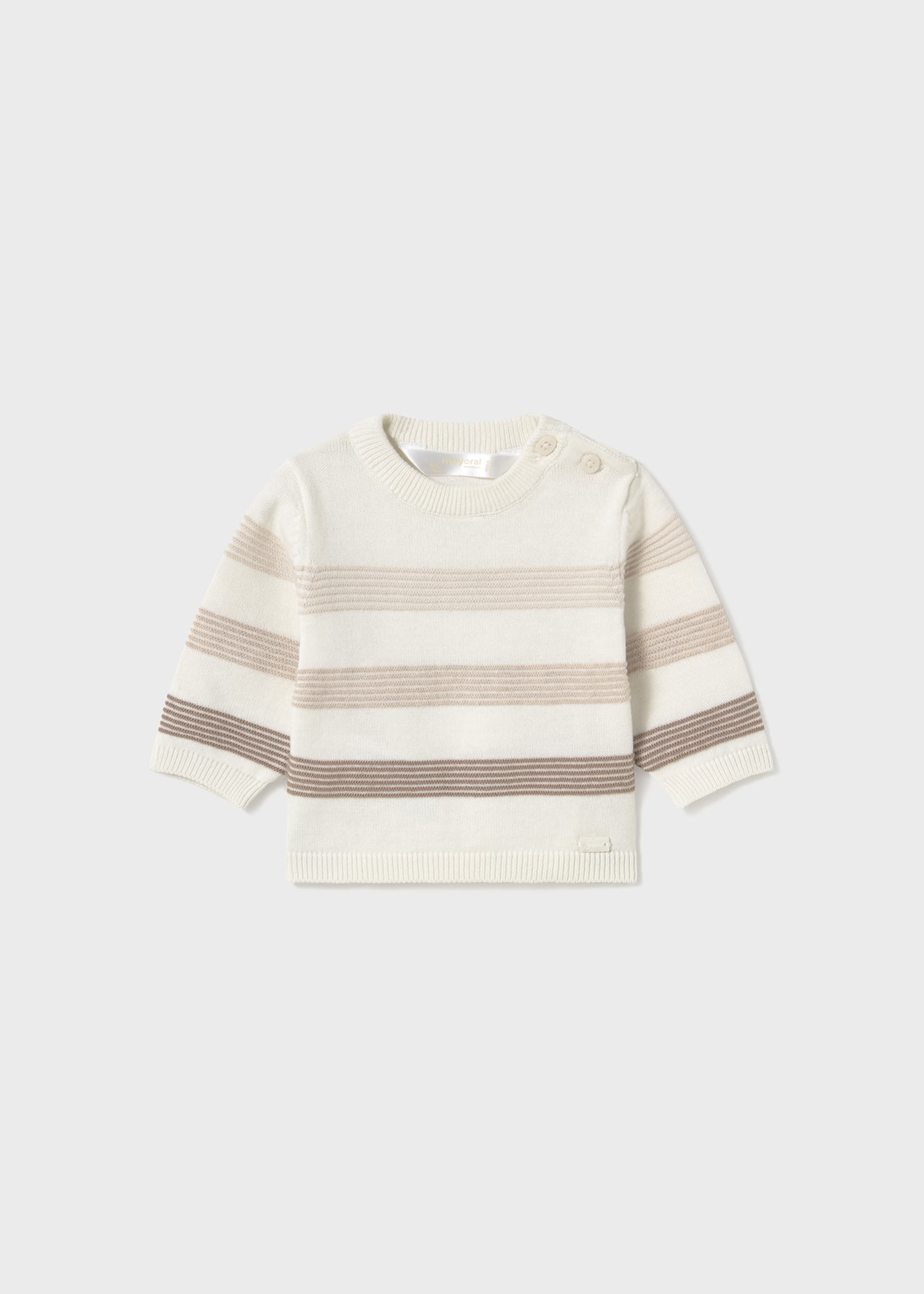 Newborn boy striped jumper