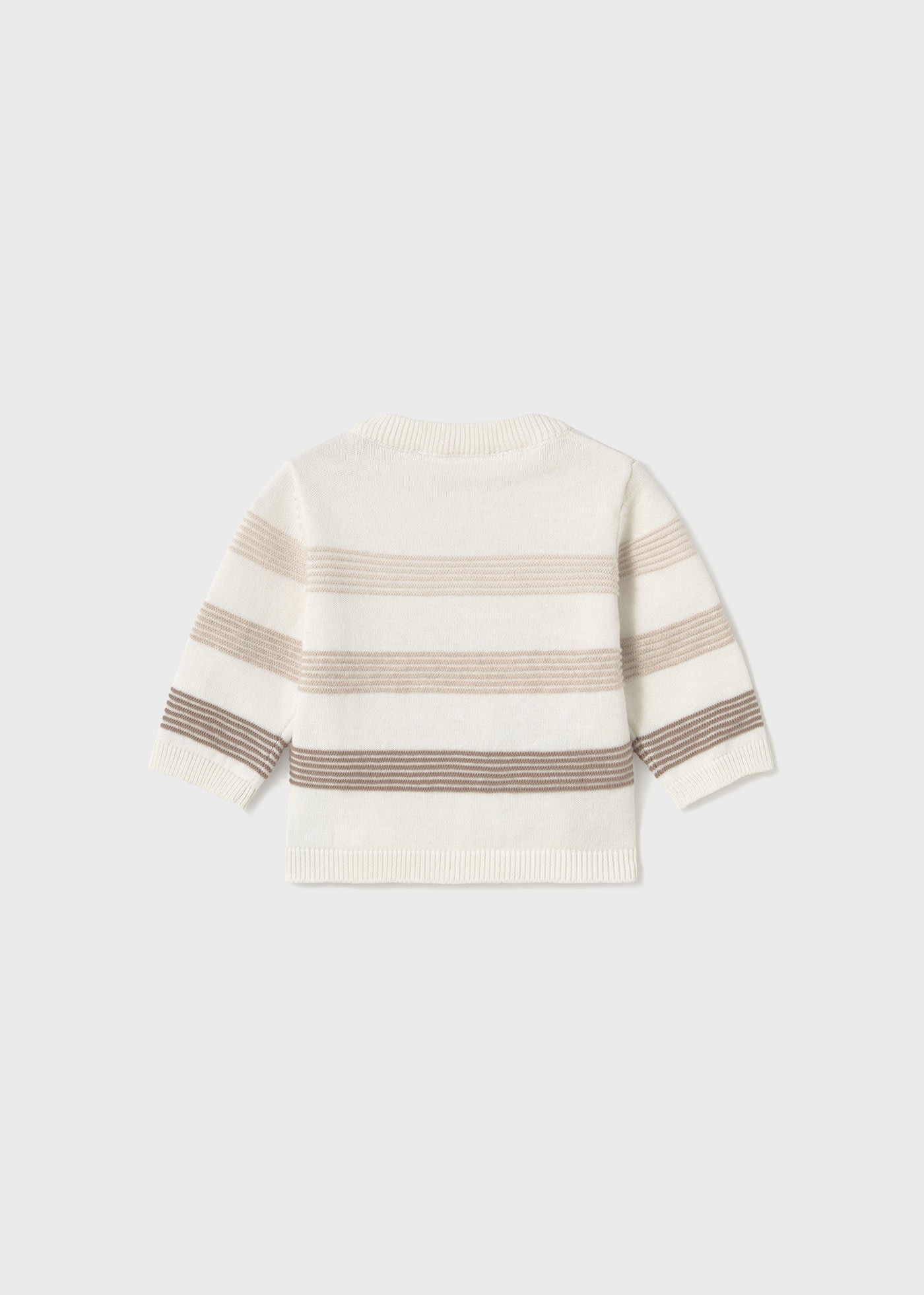 Newborn boy striped jumper