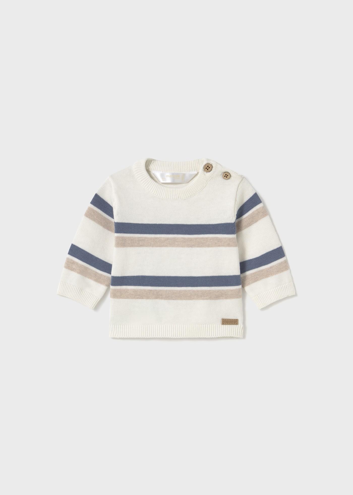 Newborn boy striped jumper