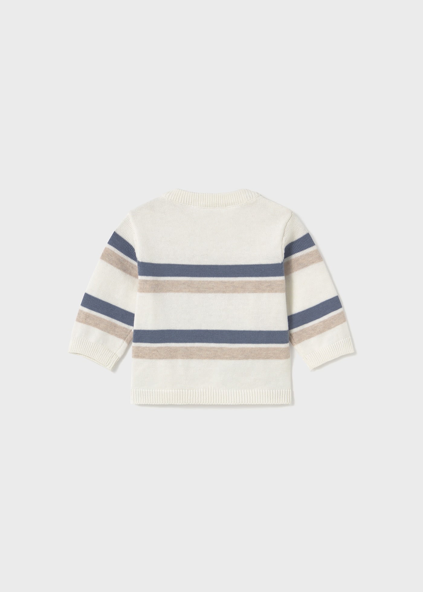 Newborn boy striped jumper