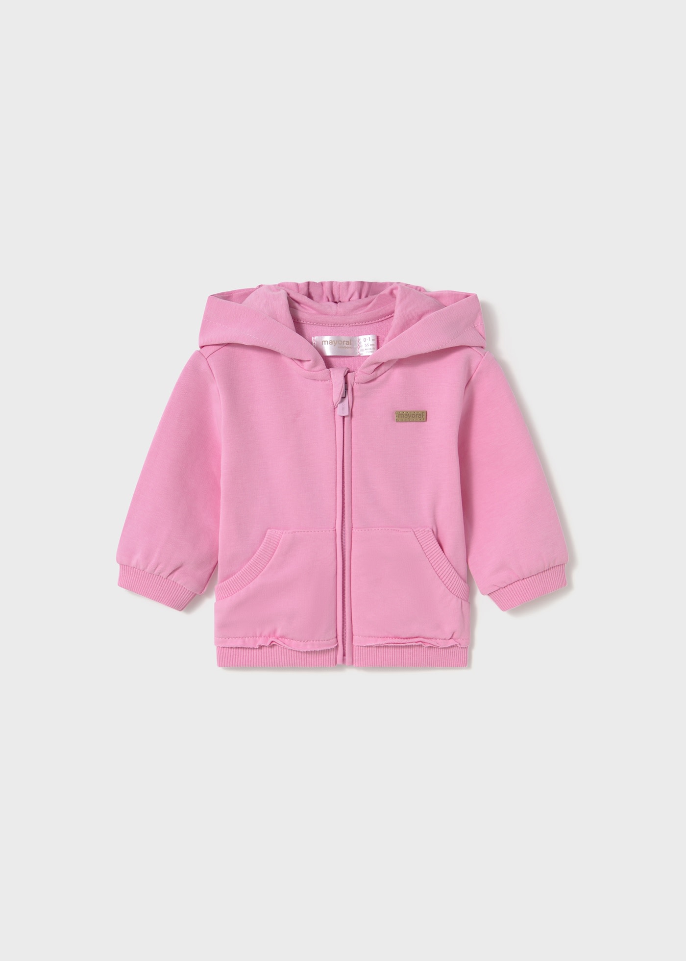 Bluza z uszkami na suwak dla maluszka
