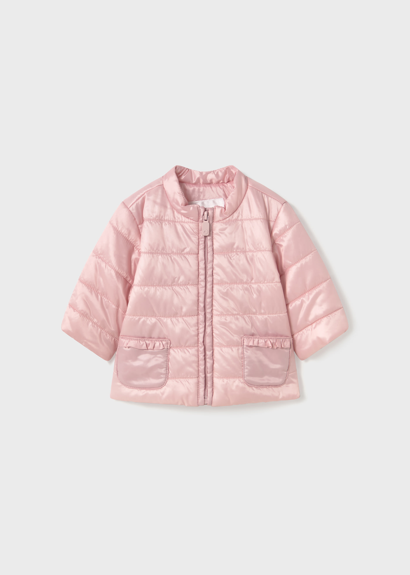 Newborn girl lightweight padded jacket