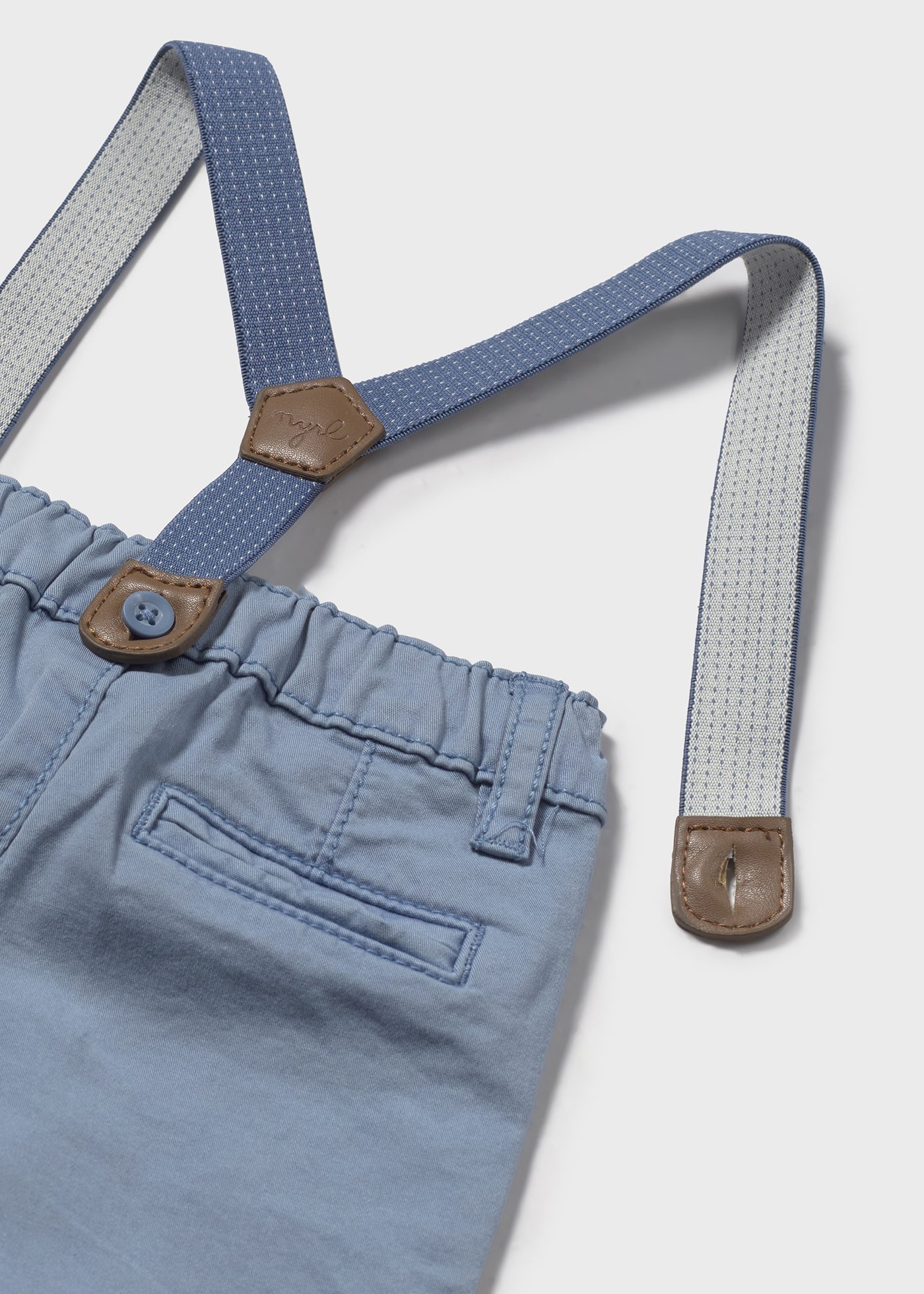 Pantaloni lungi cu bretele nou-nascut