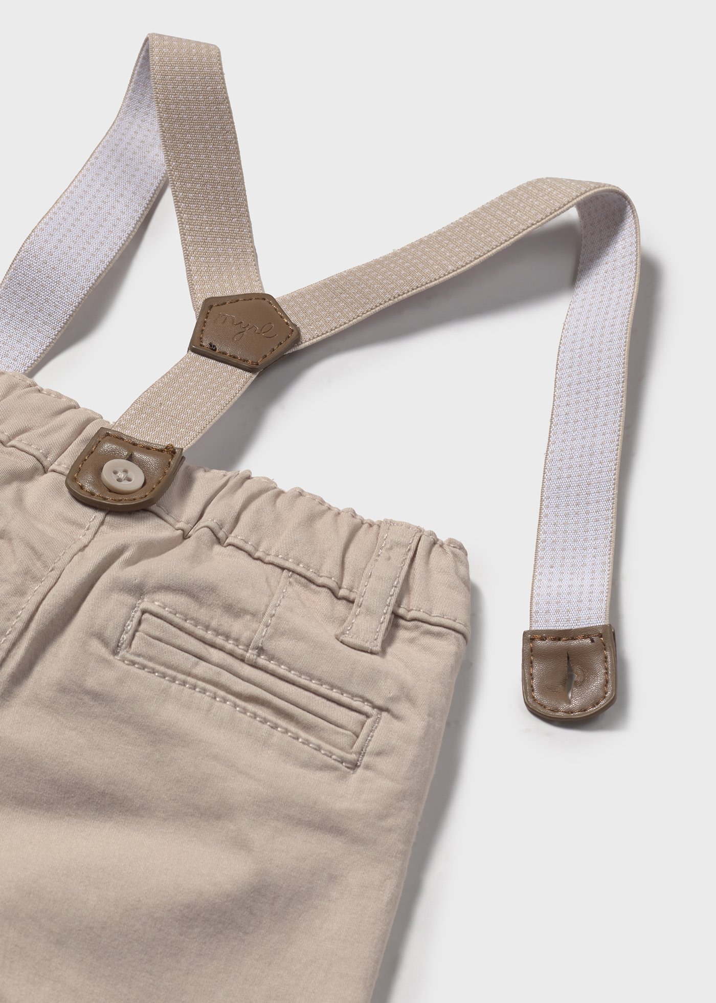 Pantalone bretelle neonato