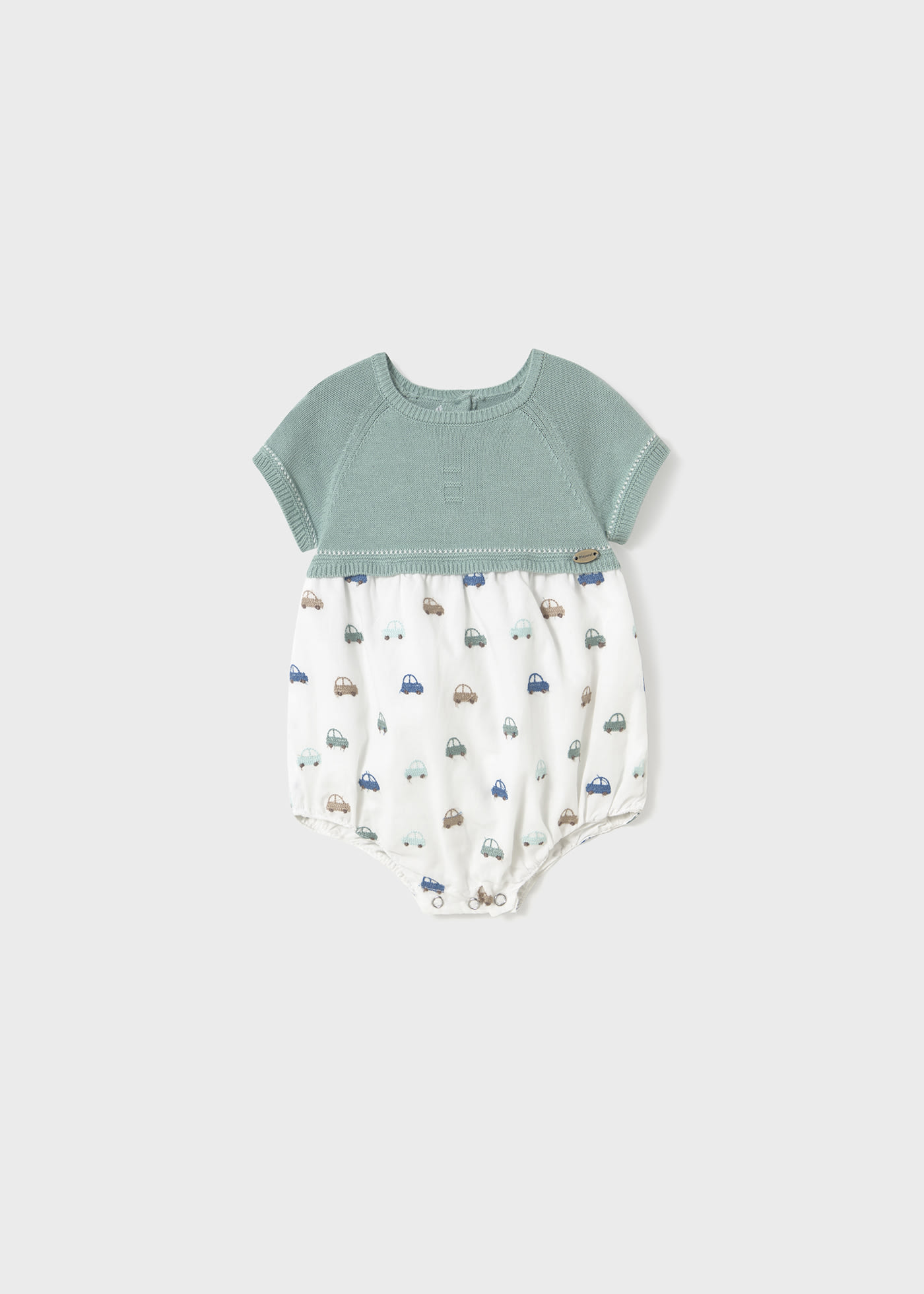 Newborn boy combined romper