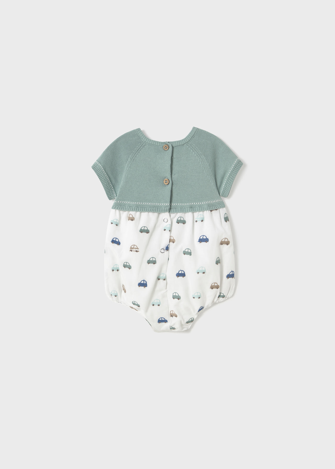 Newborn Color-Blocked Romper