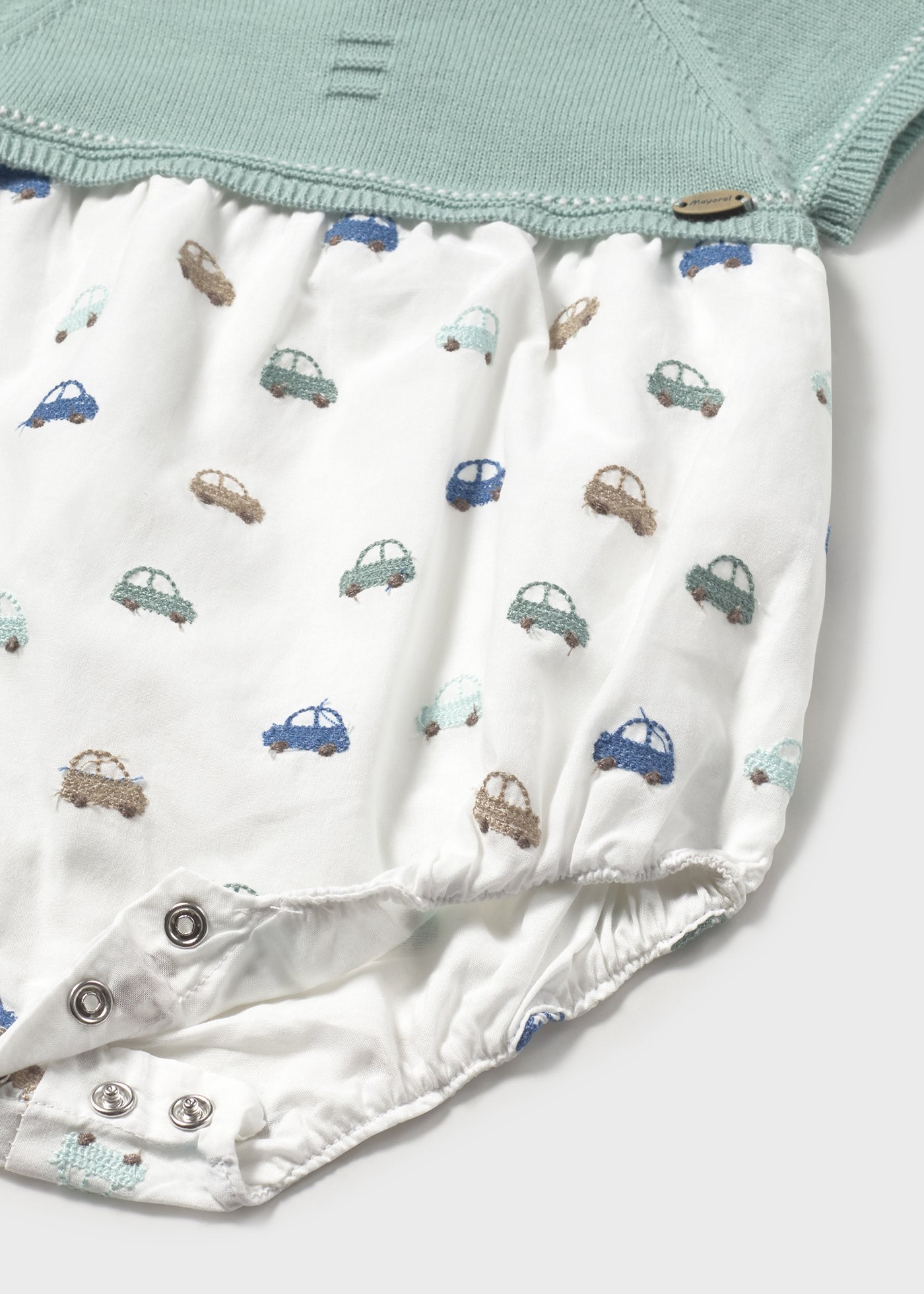 Newborn Color-Blocked Romper