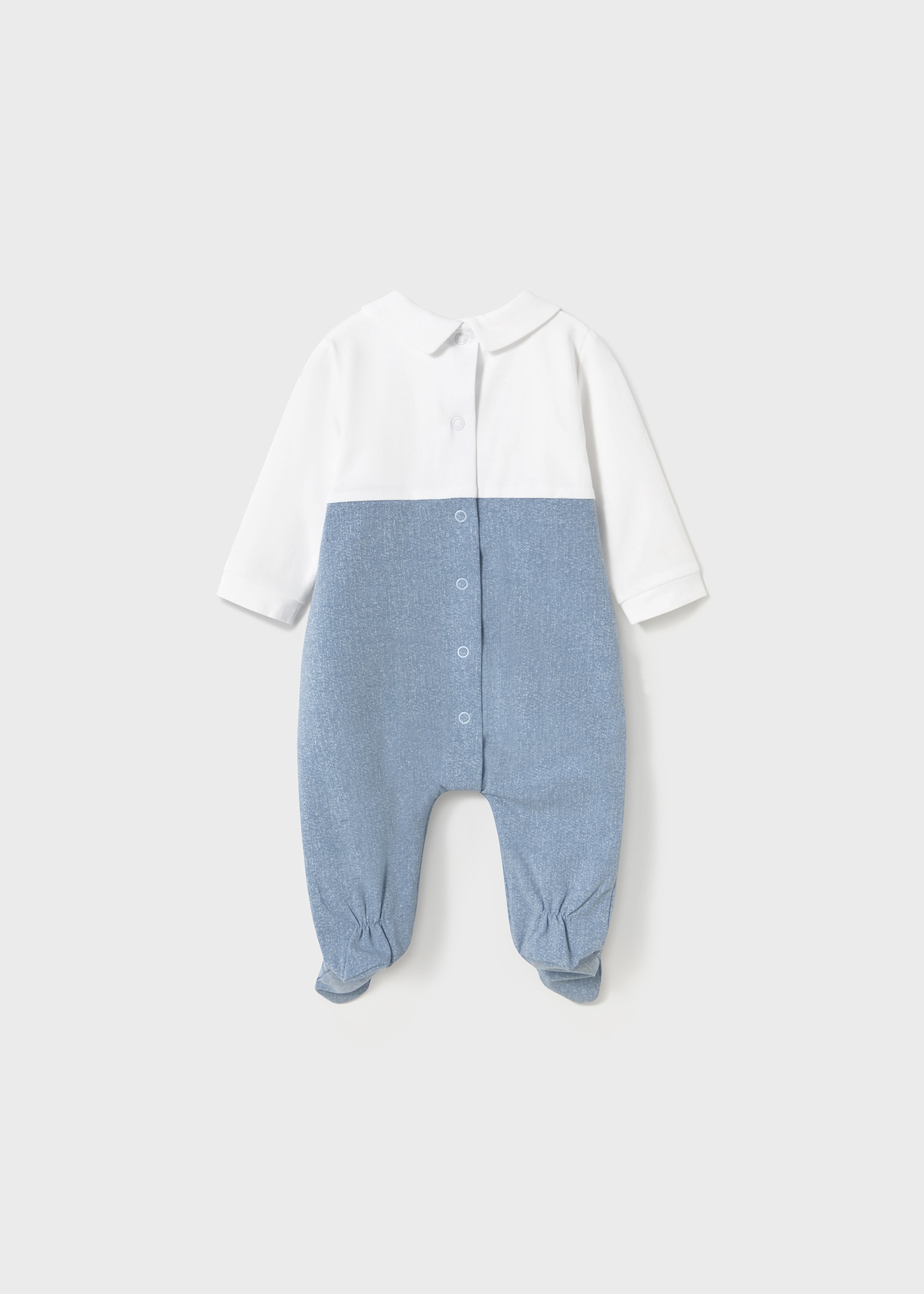 Pijama cu guler nou-nascut