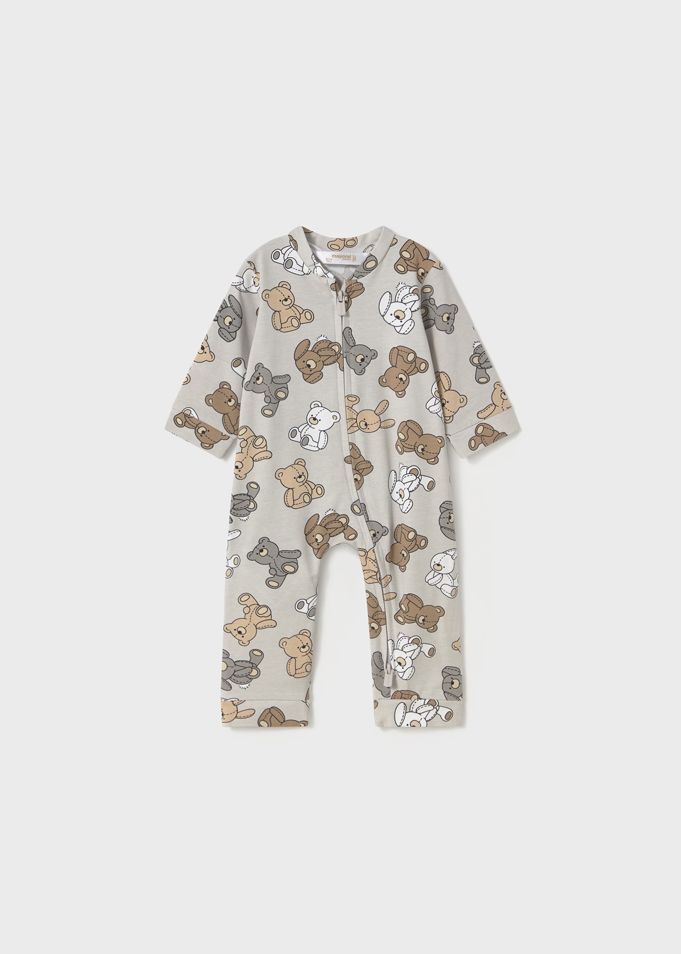 Pijama lunga cu picioruse convertibile nou-nascut