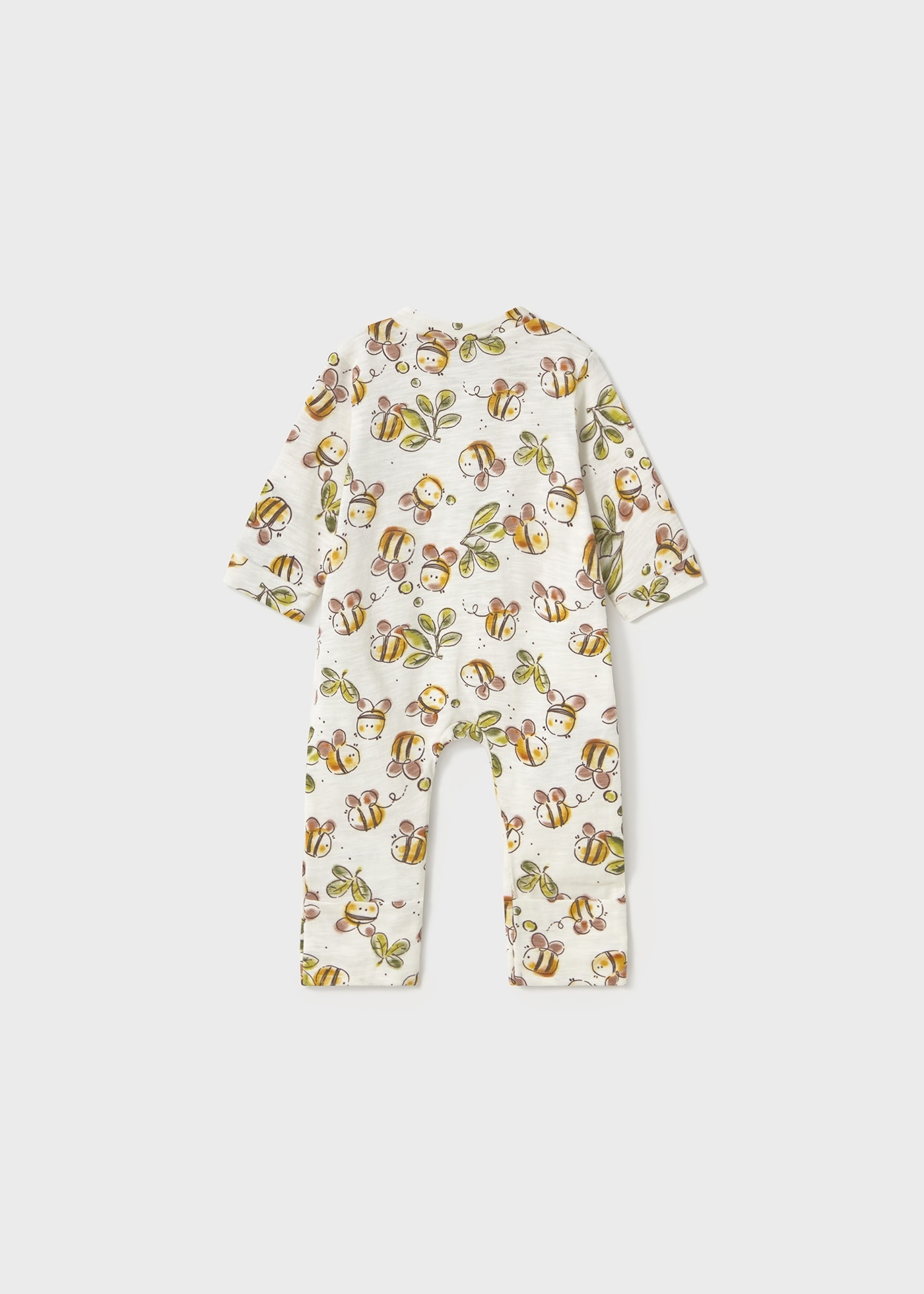 Pijama lunga cu picioruse convertibile nou-nascut