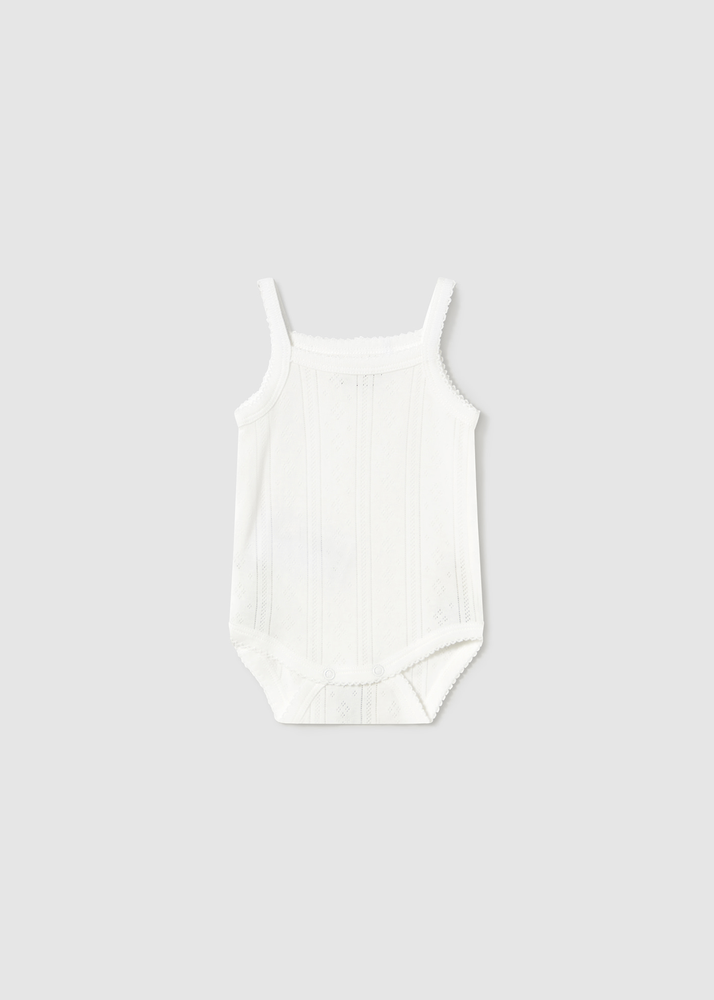 Newborn Sleeveless Openwork Bodysuit