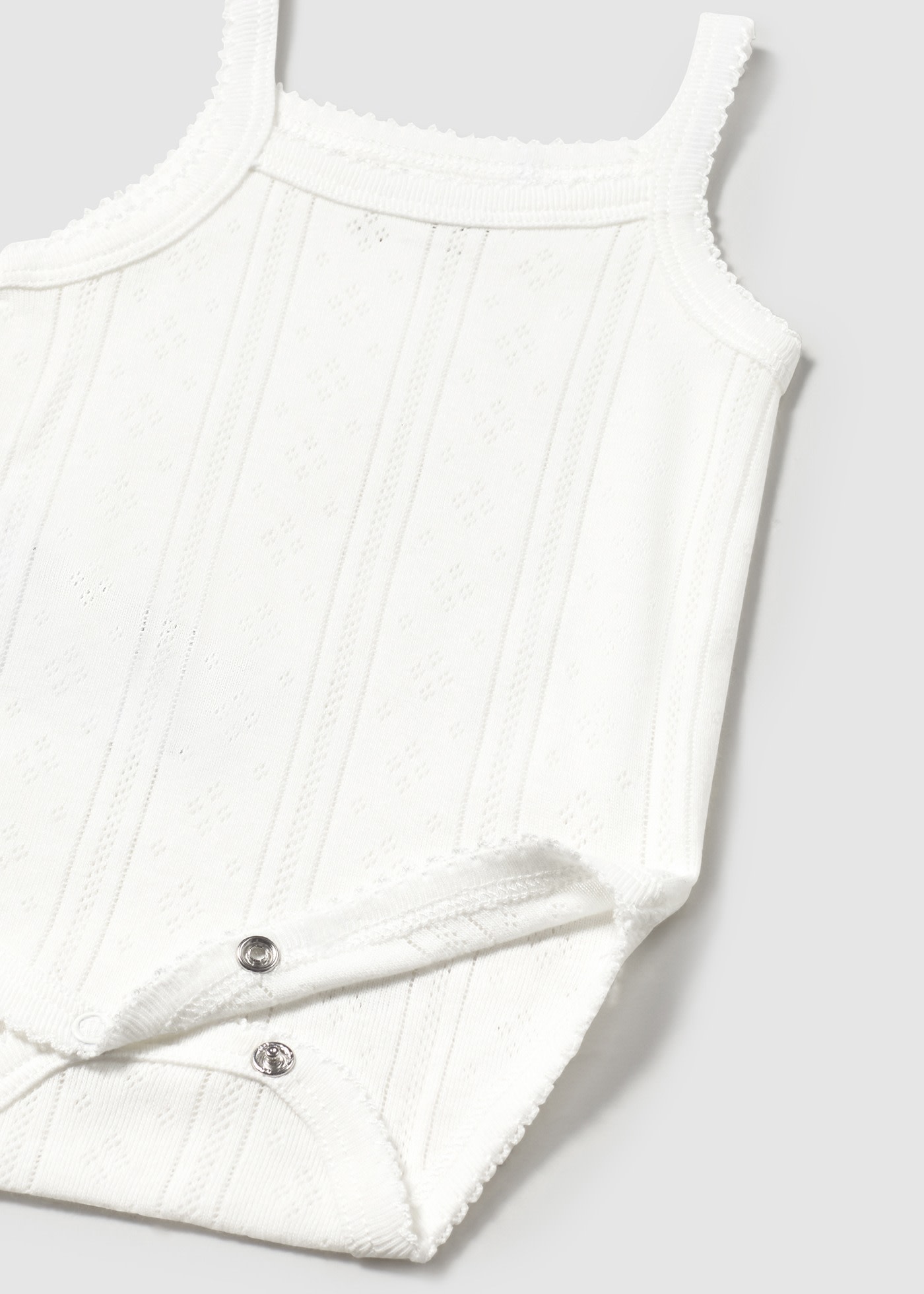 Newborn Sleeveless Openwork Bodysuit
