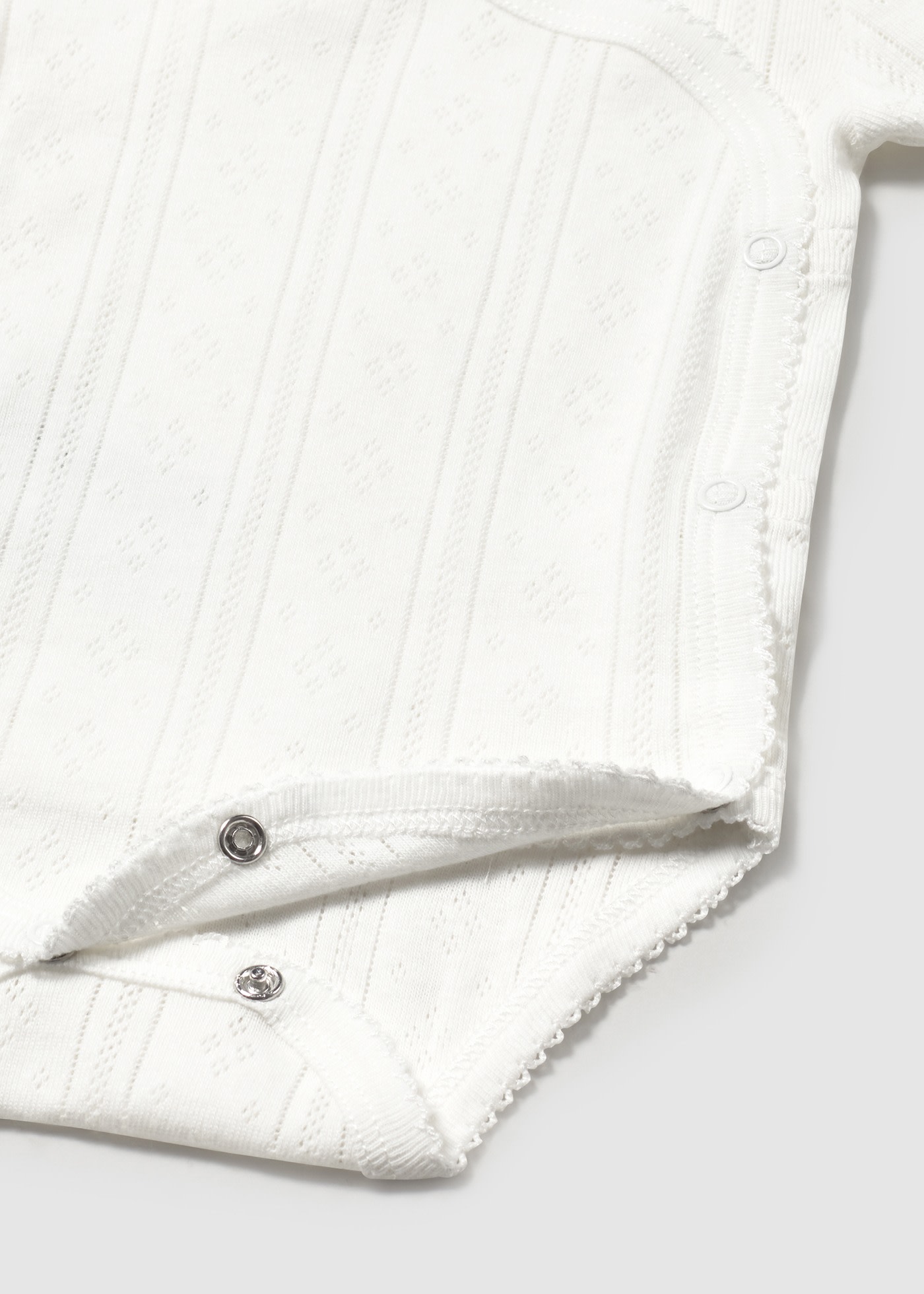 Newborn girl openwork bodysuit