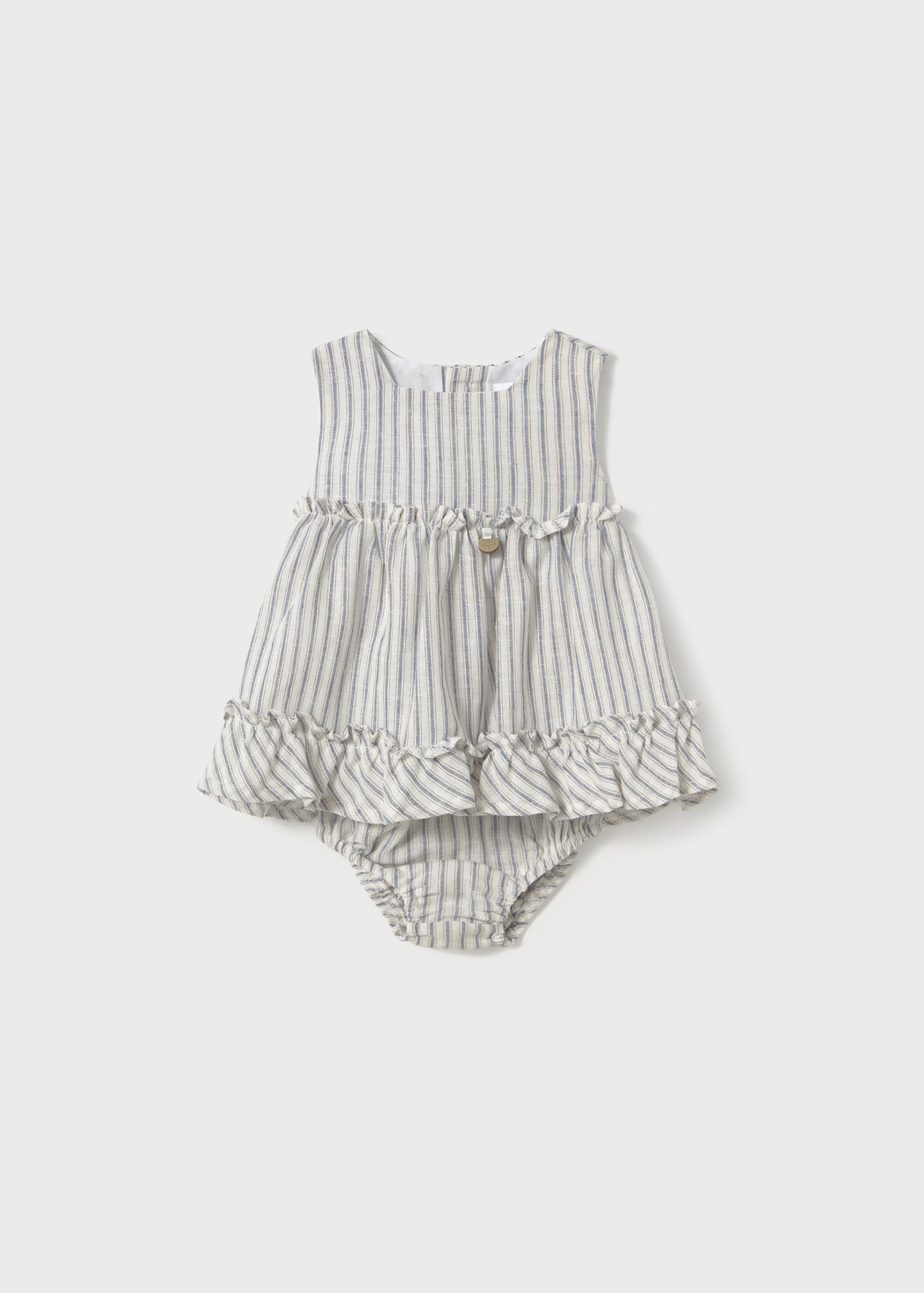 Rochie cu chilotei dungi nou-nascut