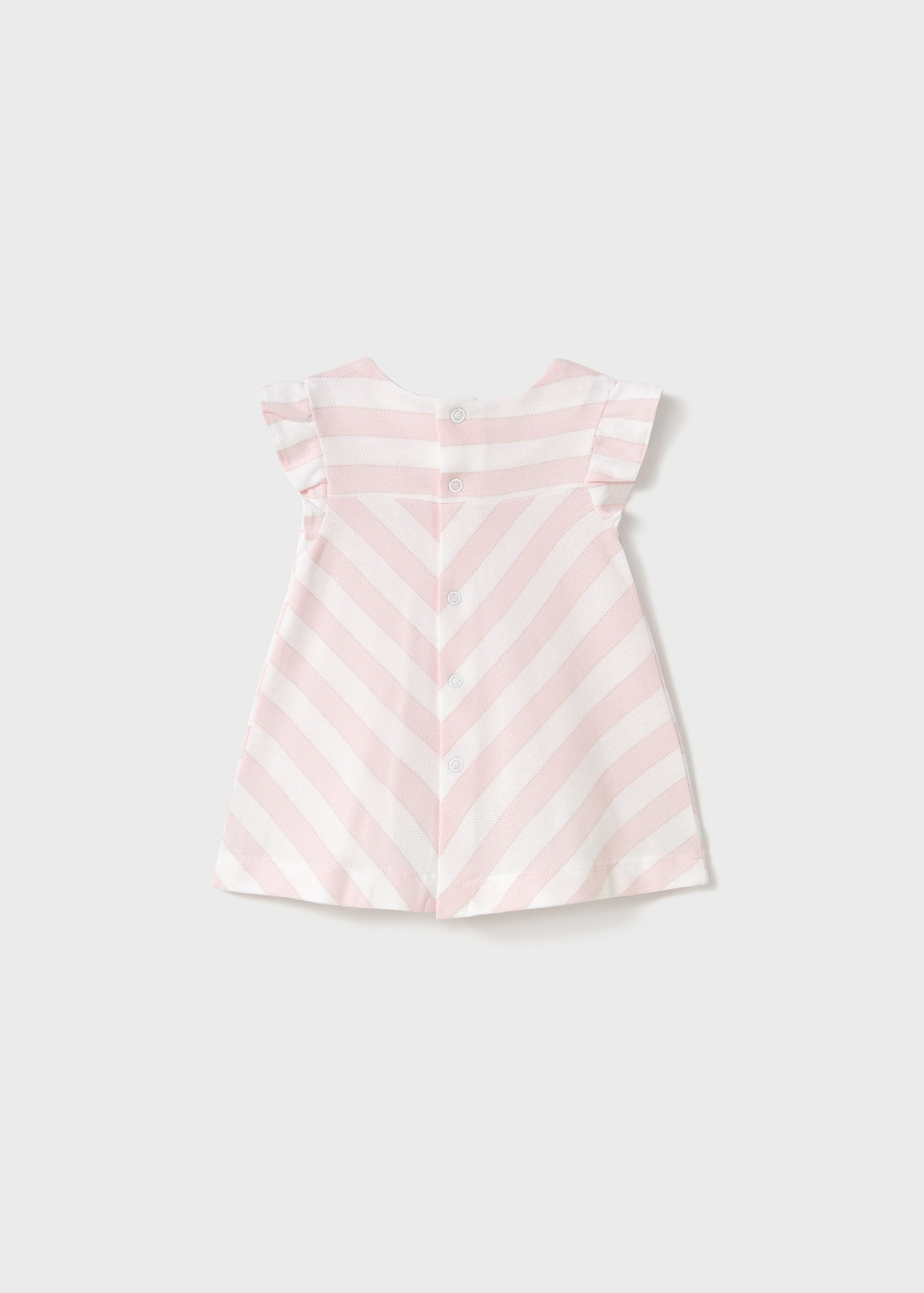 Newborn girl striped dress