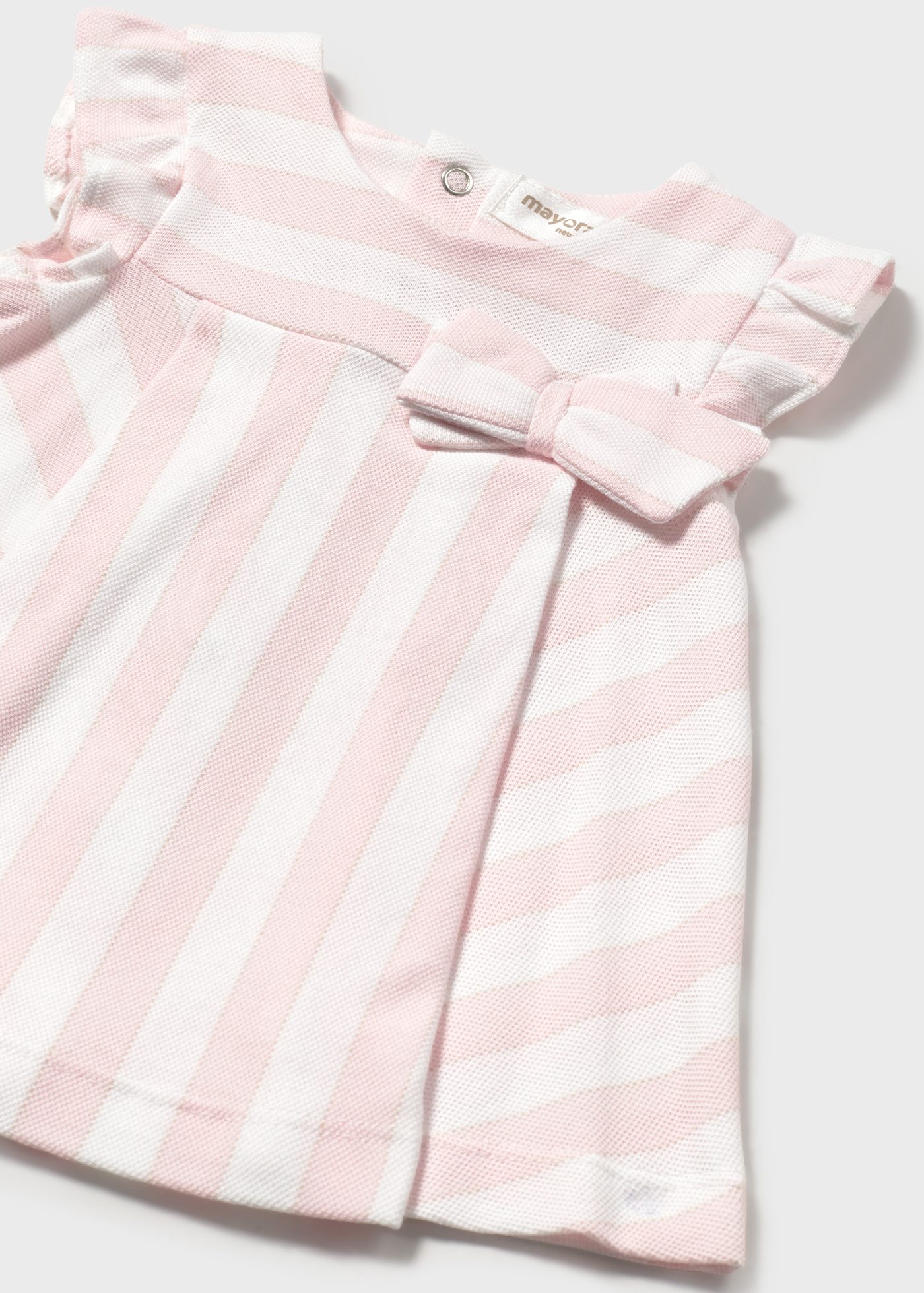 Newborn girl striped dress