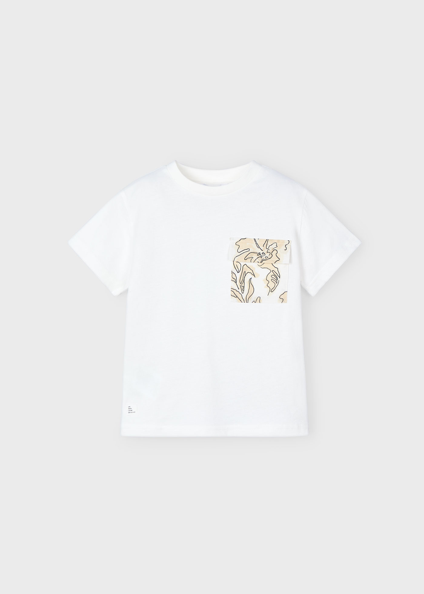 T-shirt bolso estampado menino