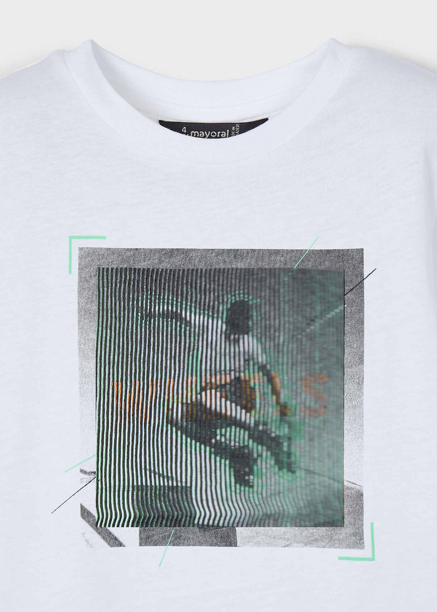 Camiseta estampado lenticular niño