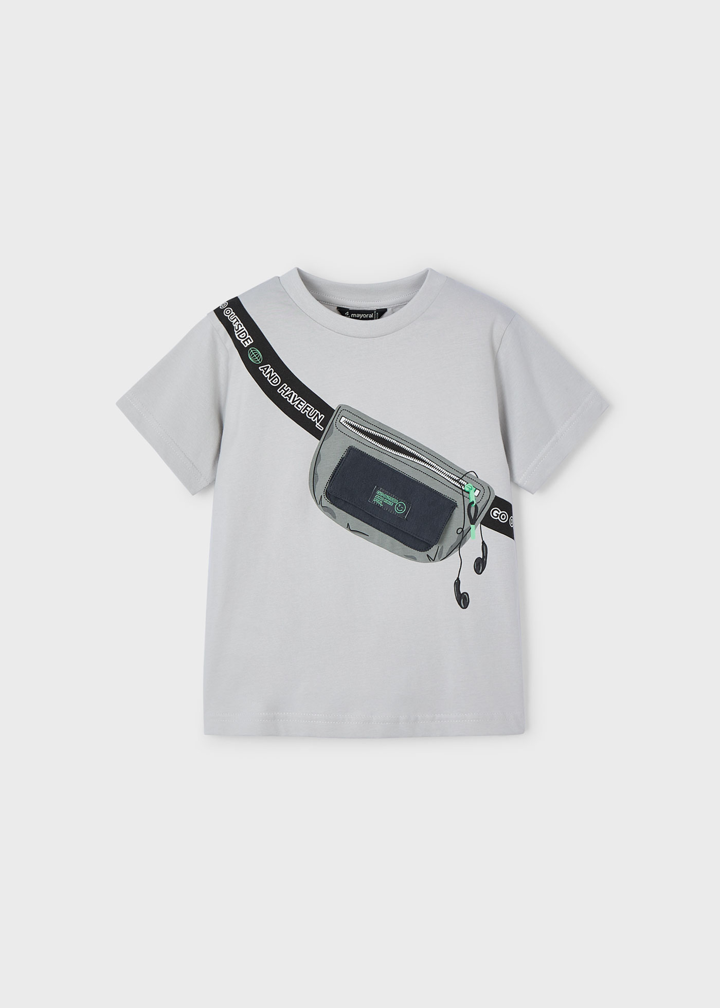 Boy bag print t-shirt