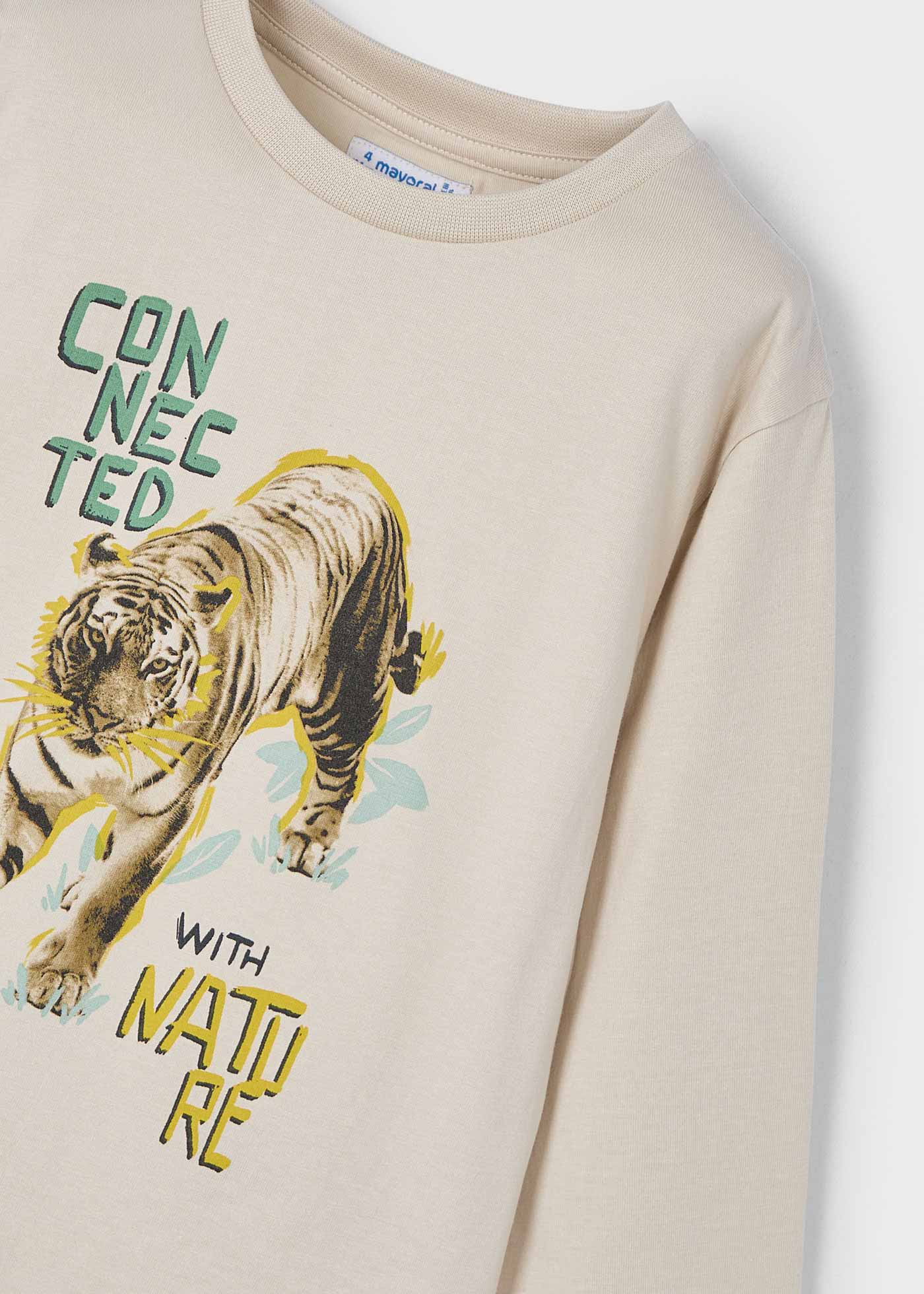 Boy Long Sleeve Tiger T-Shirt