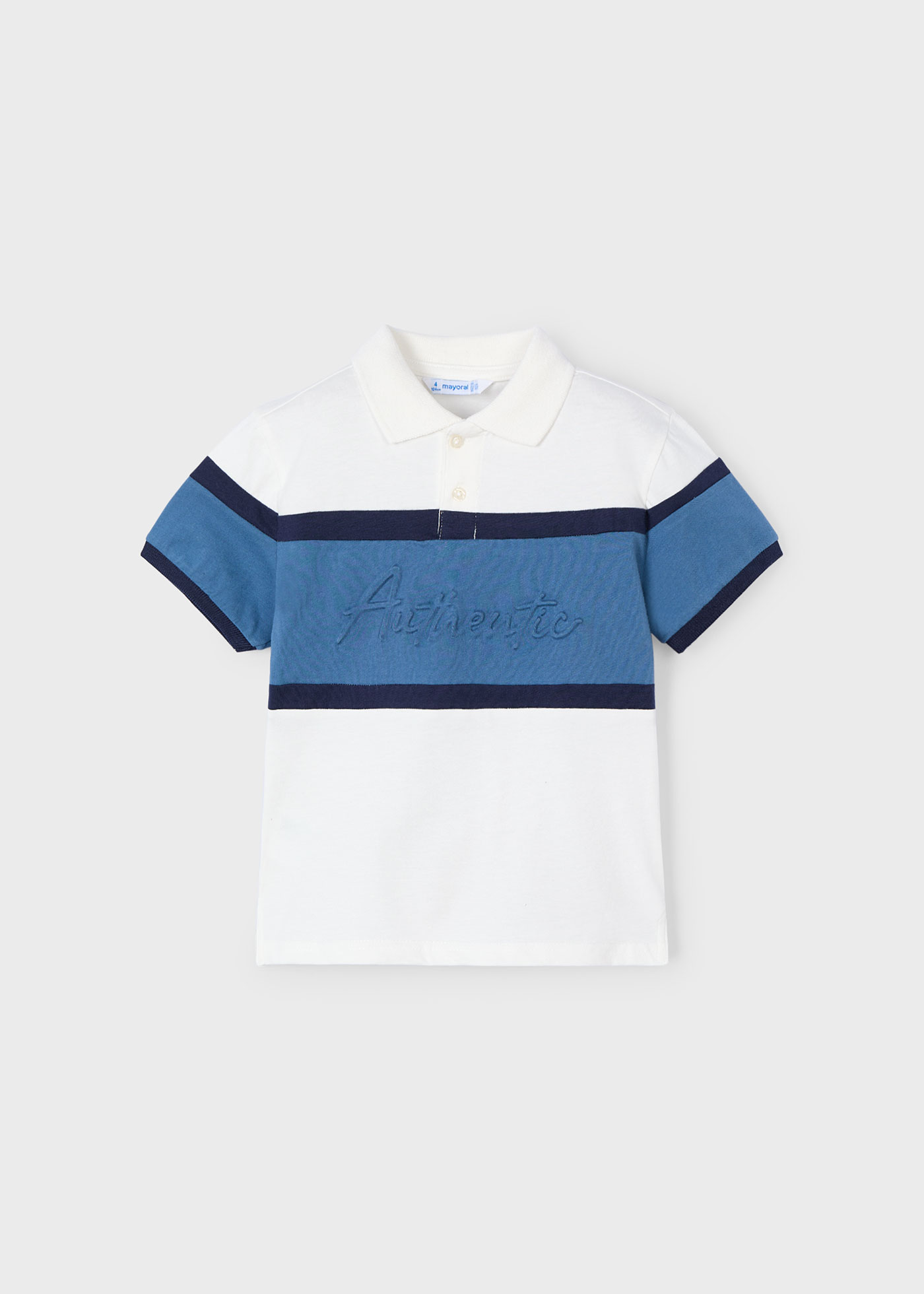 Polo à blocs de couleurs garçon