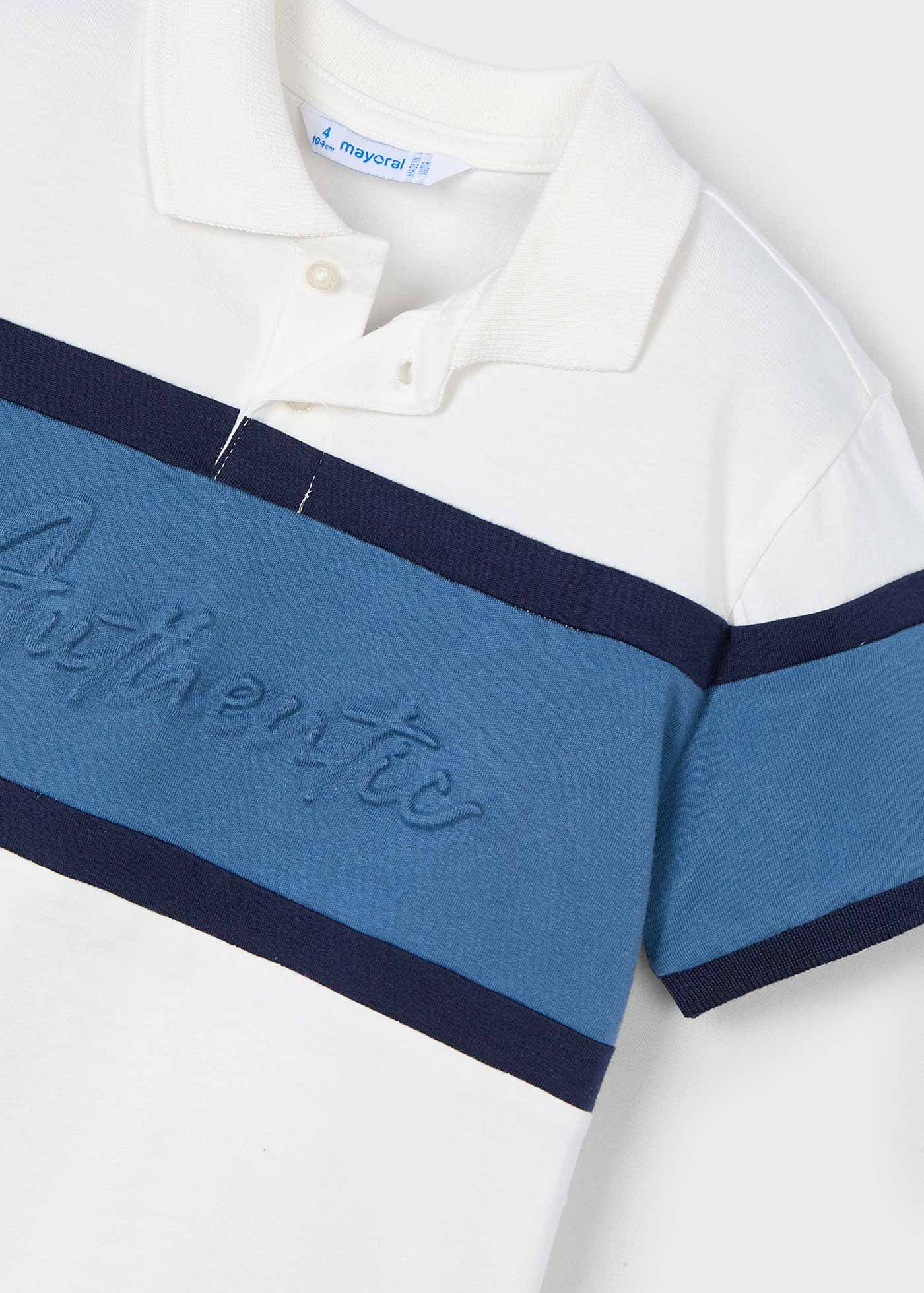 Boy Color Block Polo Shirt