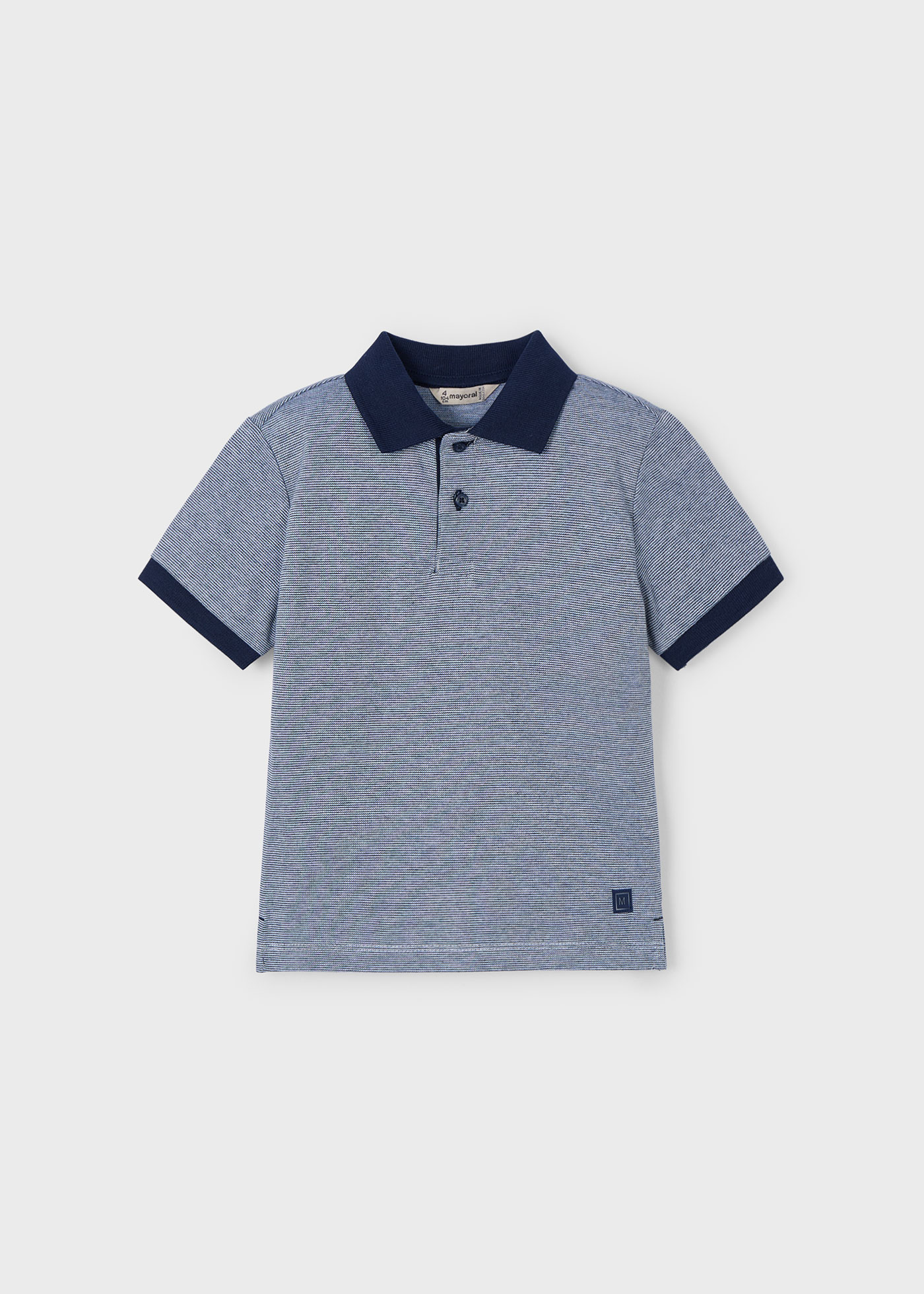 Boy contrast polo shirt