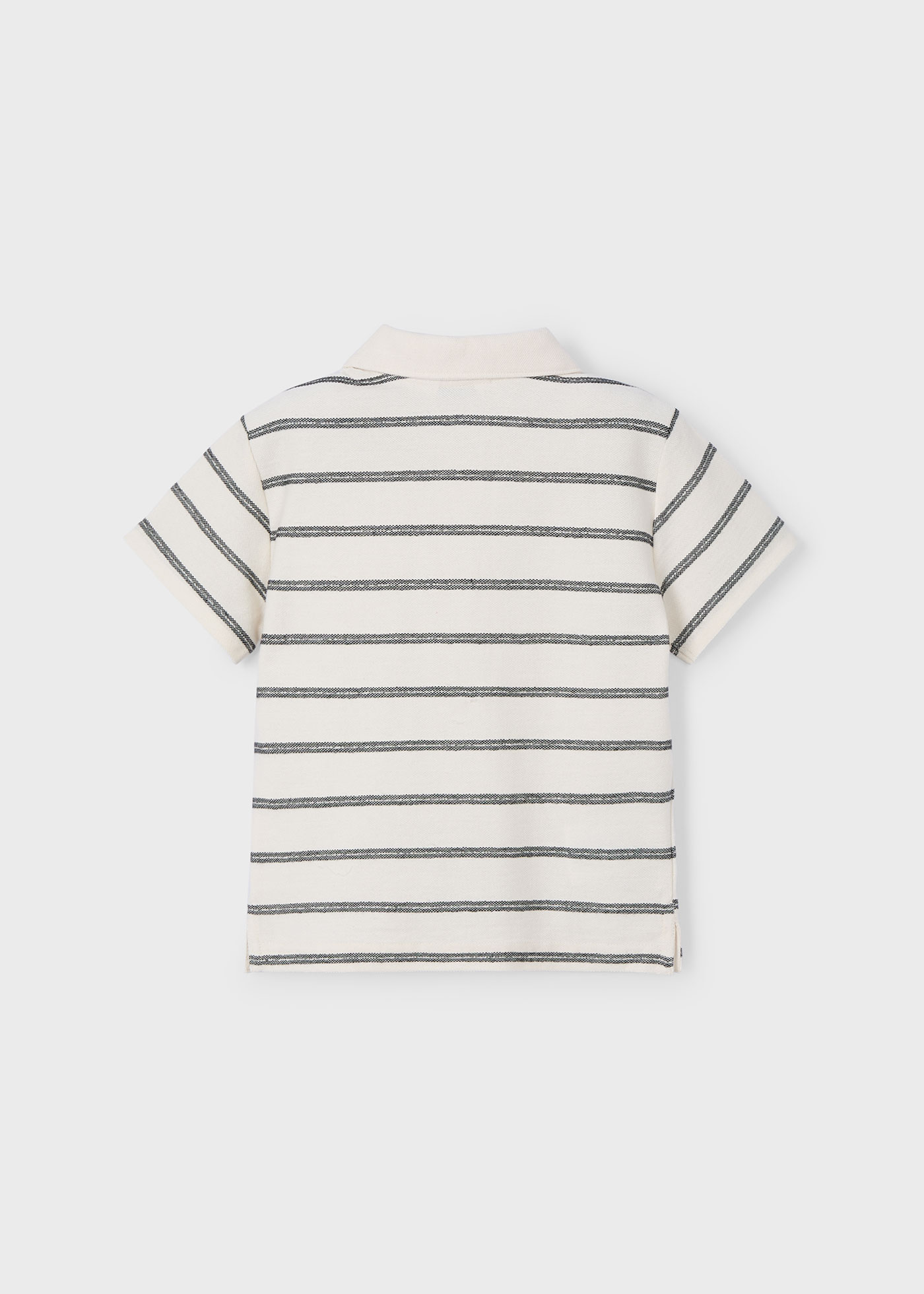 Boy striped polo shirt with pocket