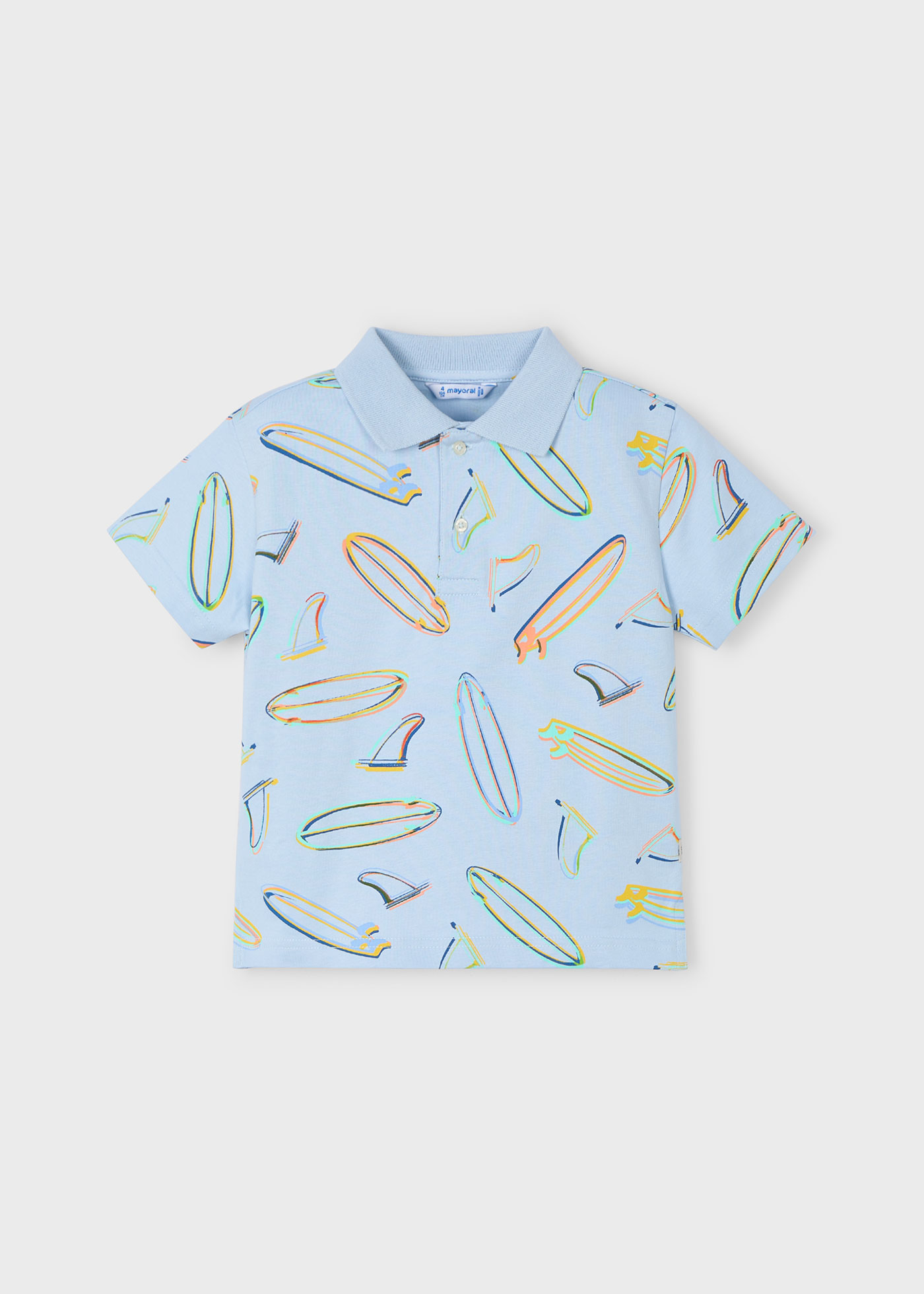 Boy summer print polo shirt