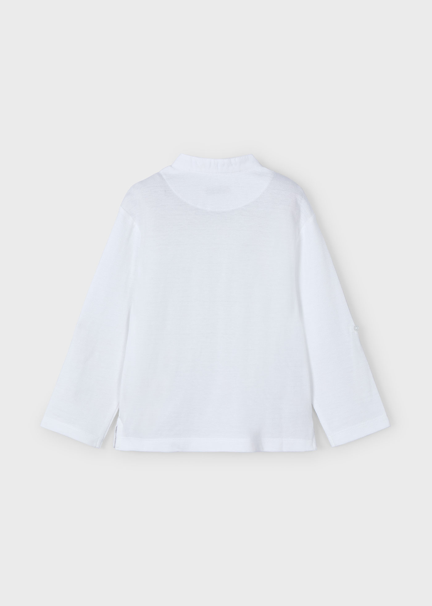 Polo manica lunga colletto coreana bambino