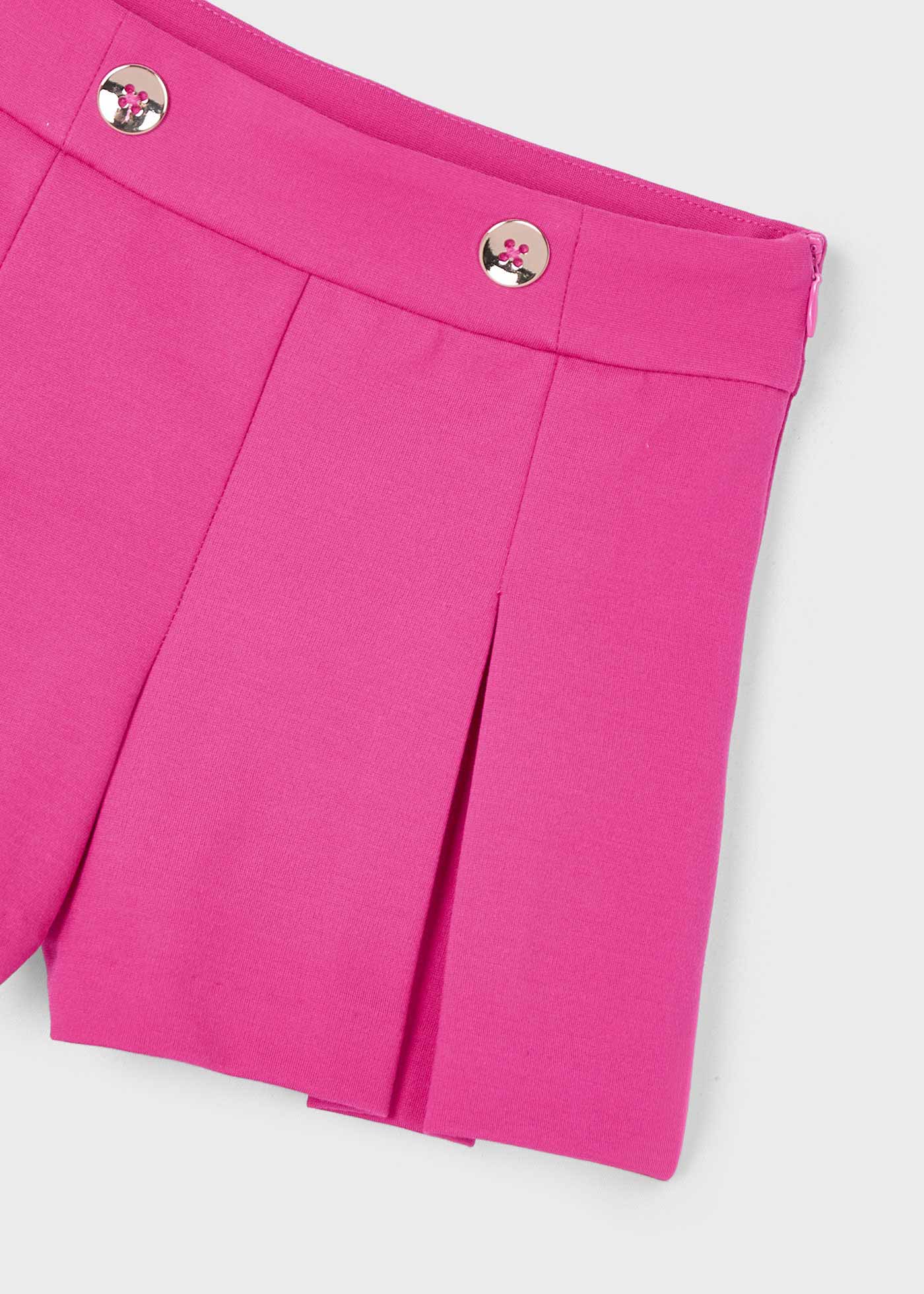 Pantalón corto fuelles niña