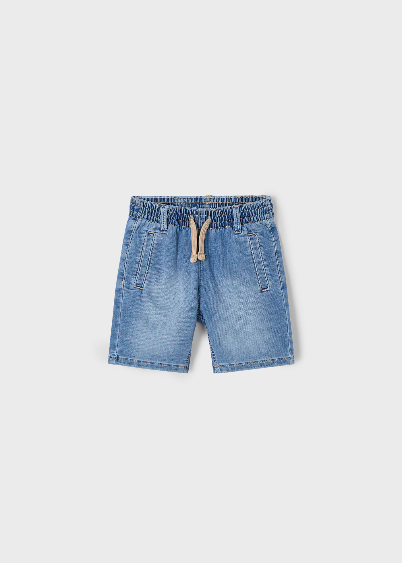 Bermuda jeans vita elasticizzata bambino