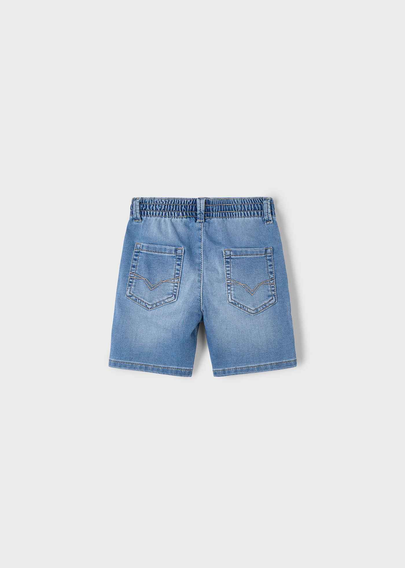 Bermuda jeans vita elasticizzata bambino