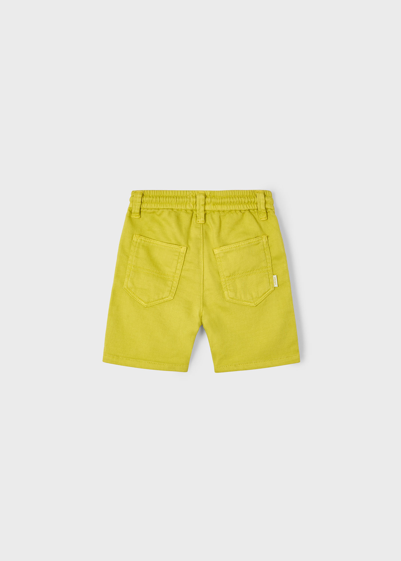 Boy twill shorts with drawstring
