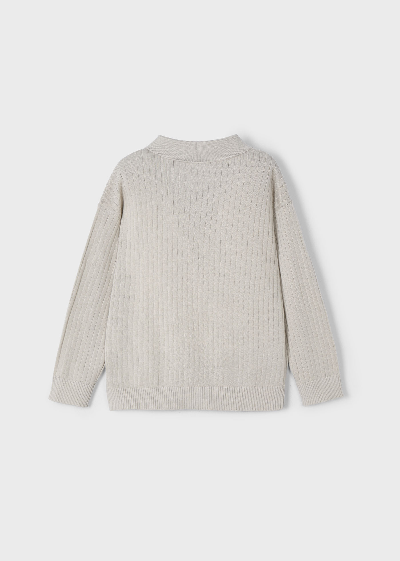 Sweter z kołnierzykiem polo dla chłopca