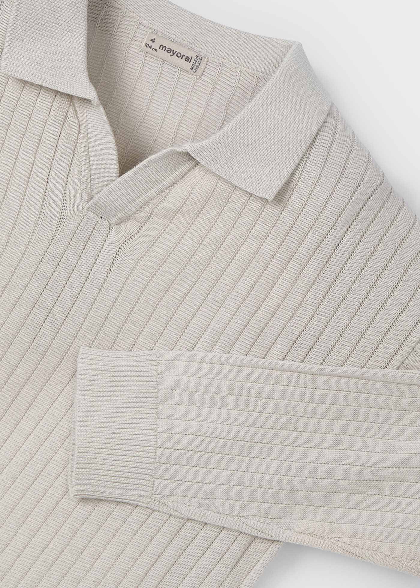 Camisola gola polo menino