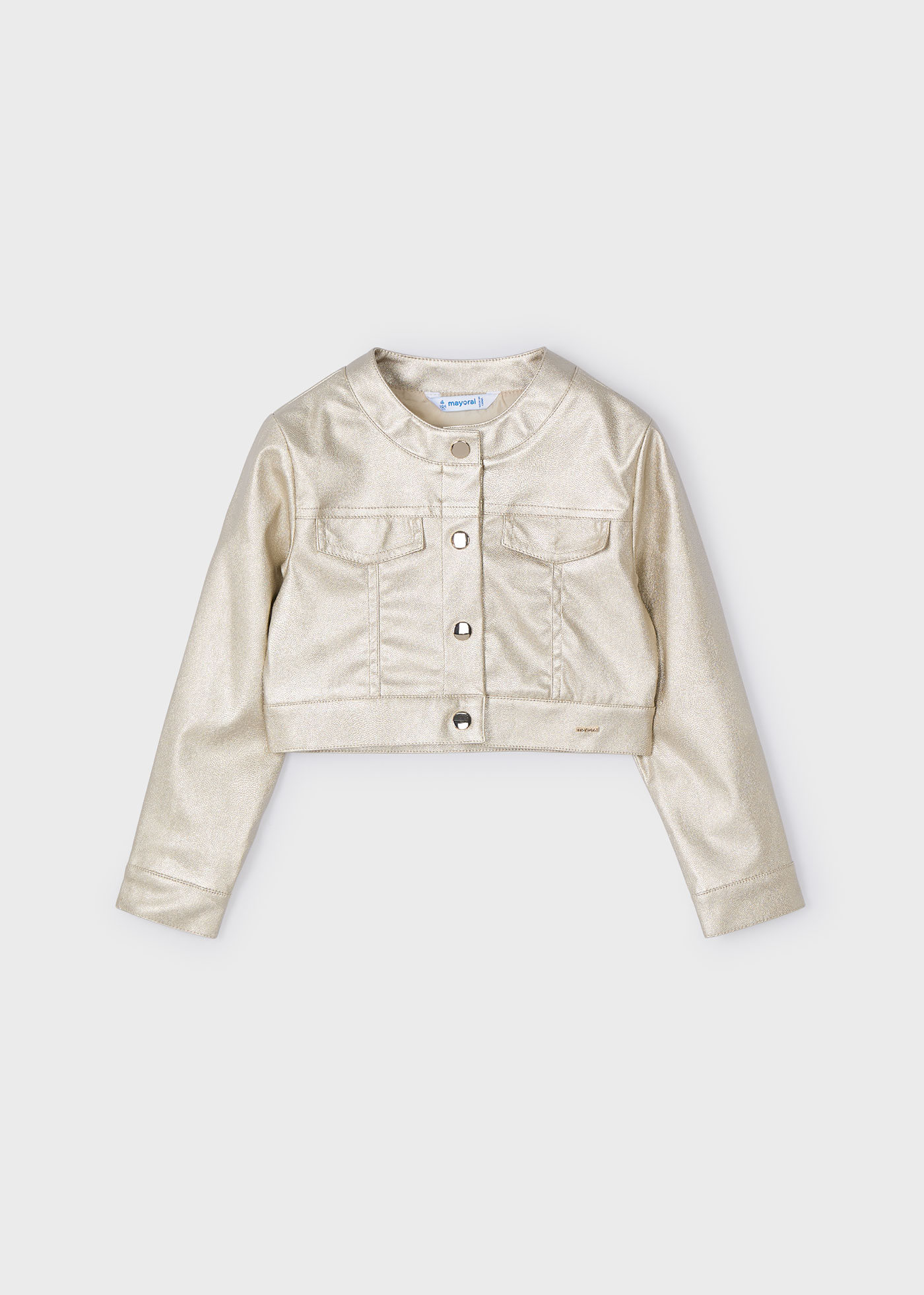 Girl Metallic Jacket