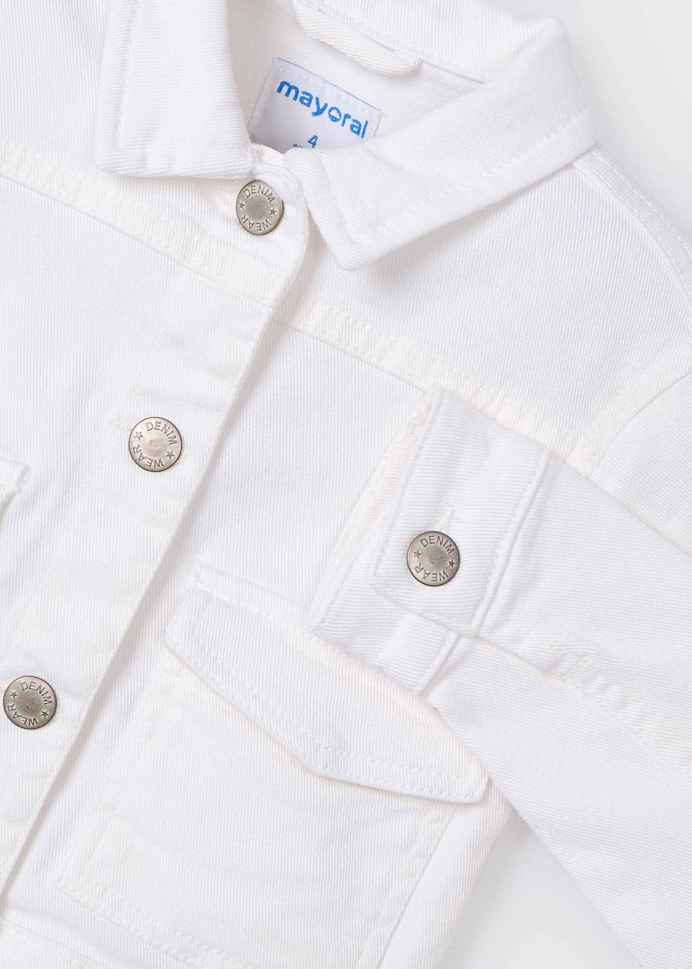 Giubbotto twill bambina