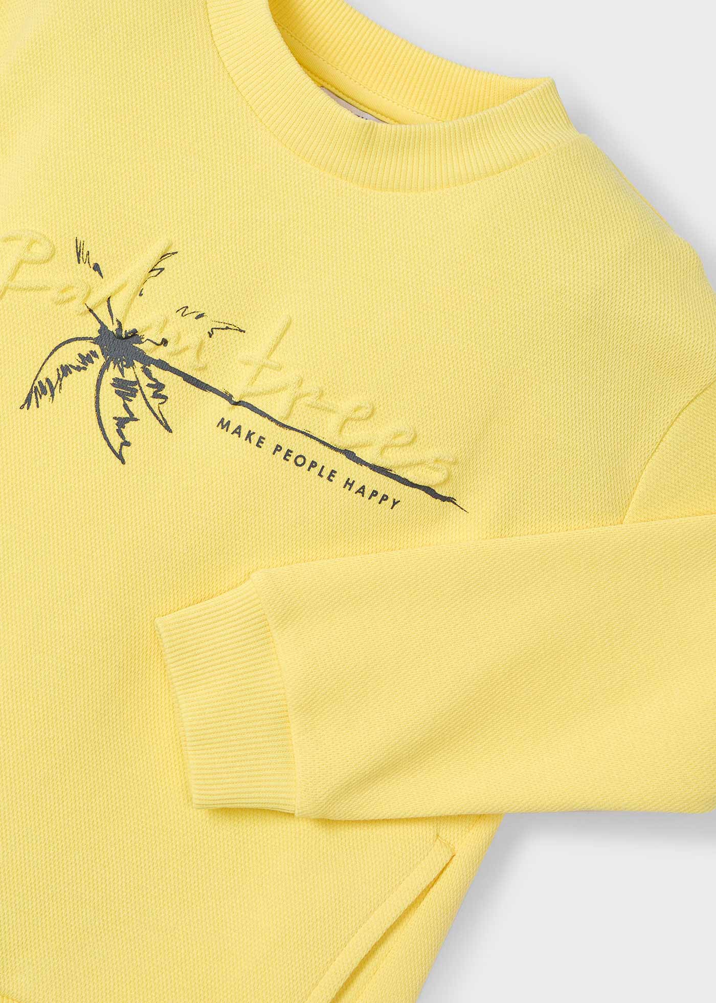 Sudadera relieve niño