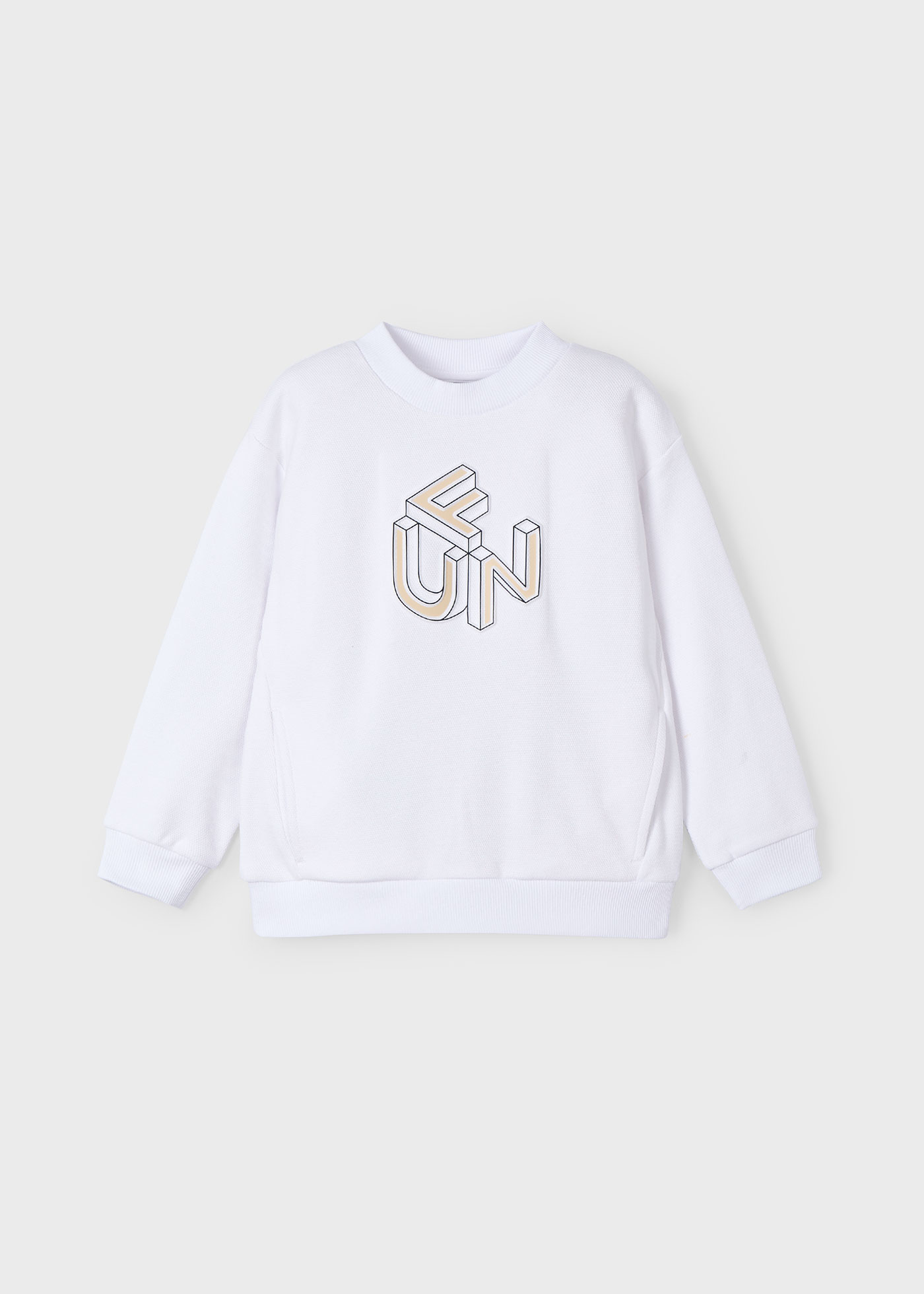 Bluza z wytłoczonym wzorem dla chłopca