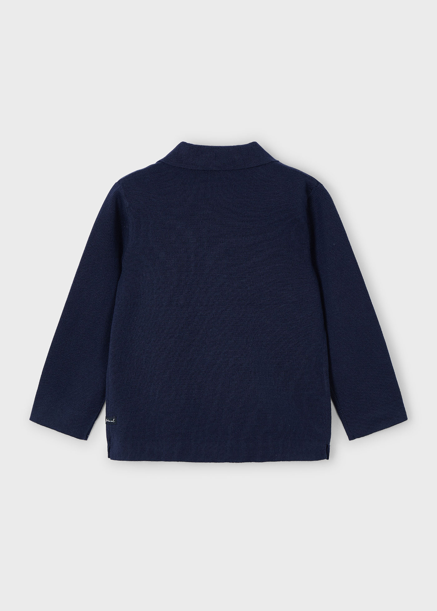 Giacca bavero tricot bambino