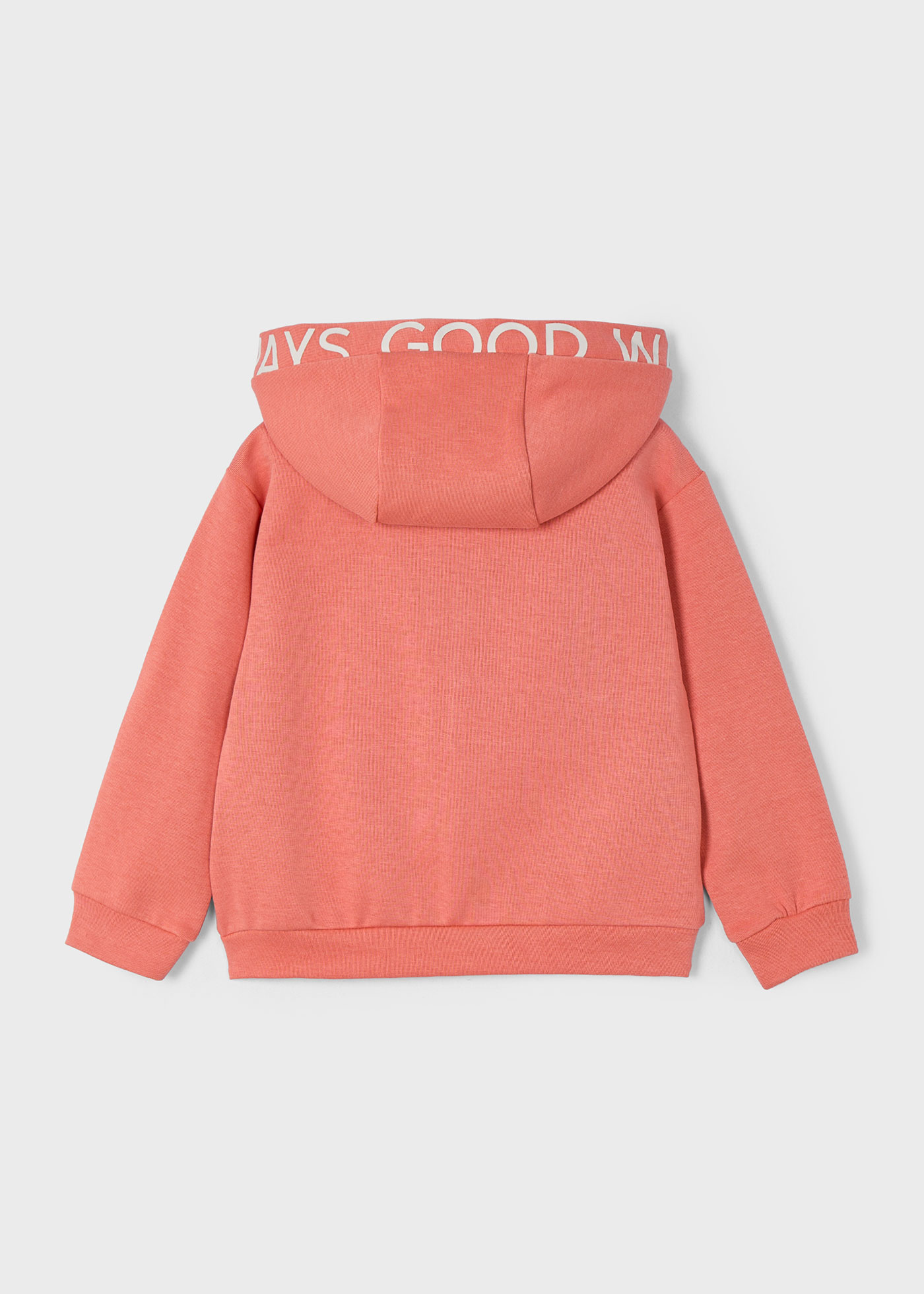 Felpa scritta cappuccio bambino