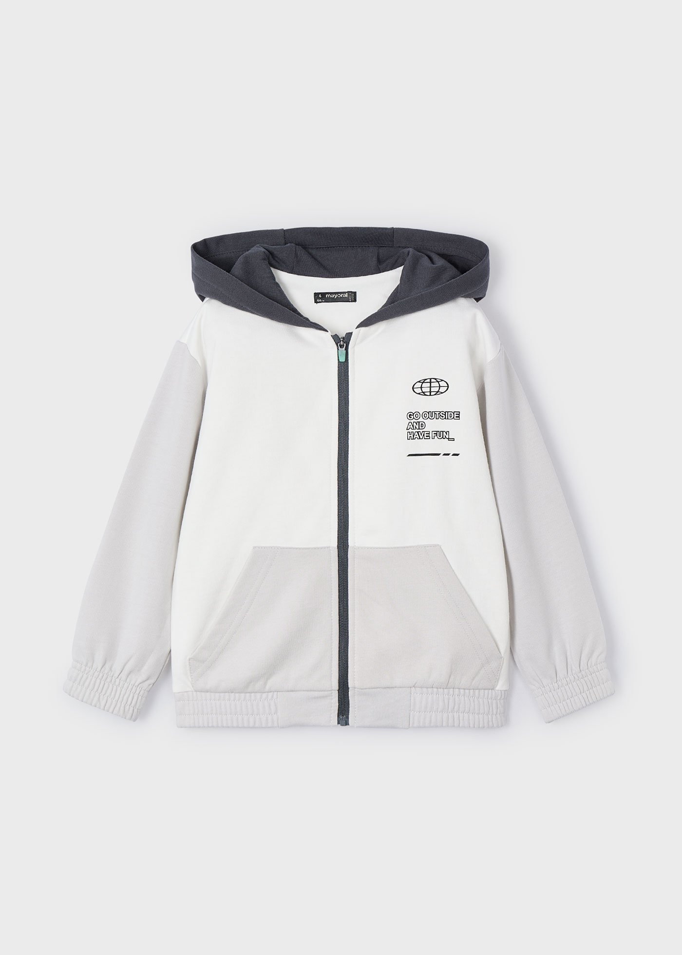 Sweatjacke Blockfarben Jungen
